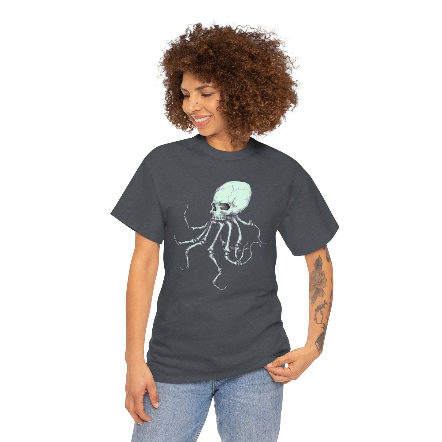 Octoskeleton Unisex Heavy Cotton Tee