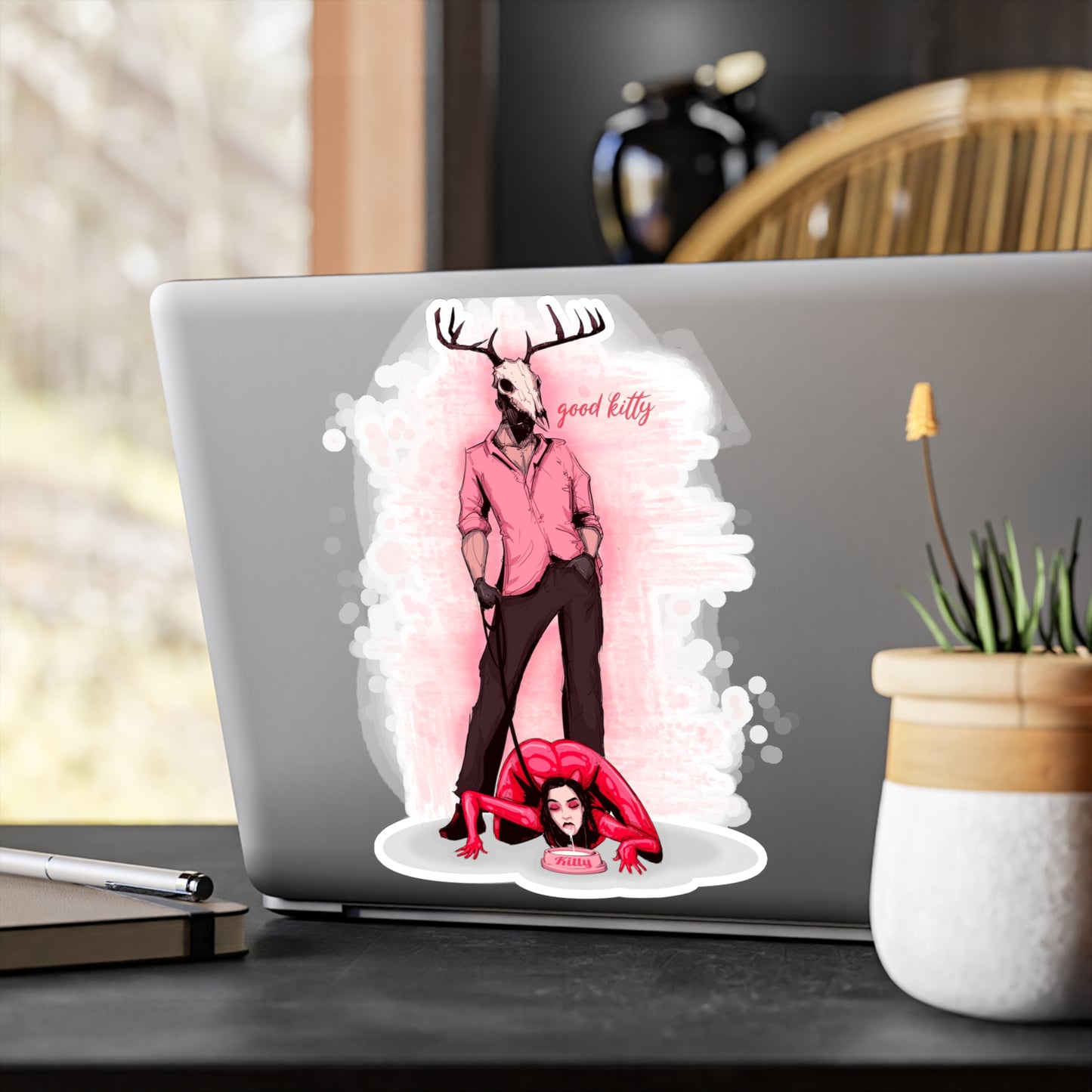 Deer Daddy Series 10: Good Kitty Kiss-Cut Vinyl Decal