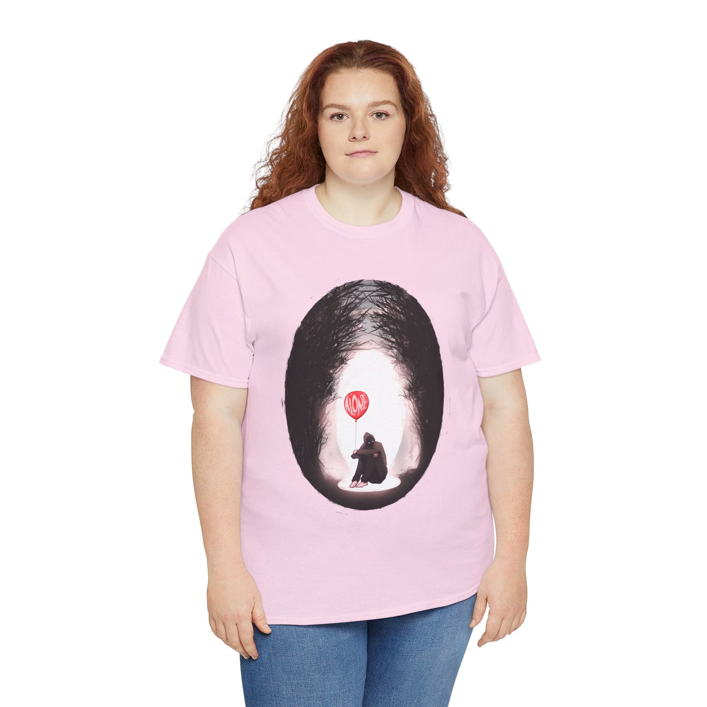 Forever Alone Unisex Heavy Cotton Tee