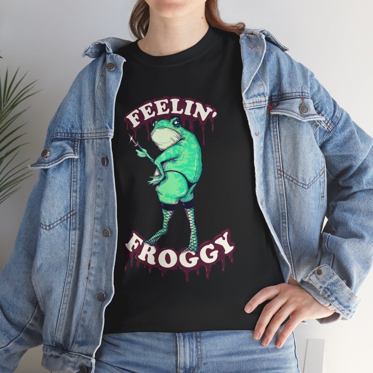 Feelin Froggy Unisex Heavy Cotton Tee
