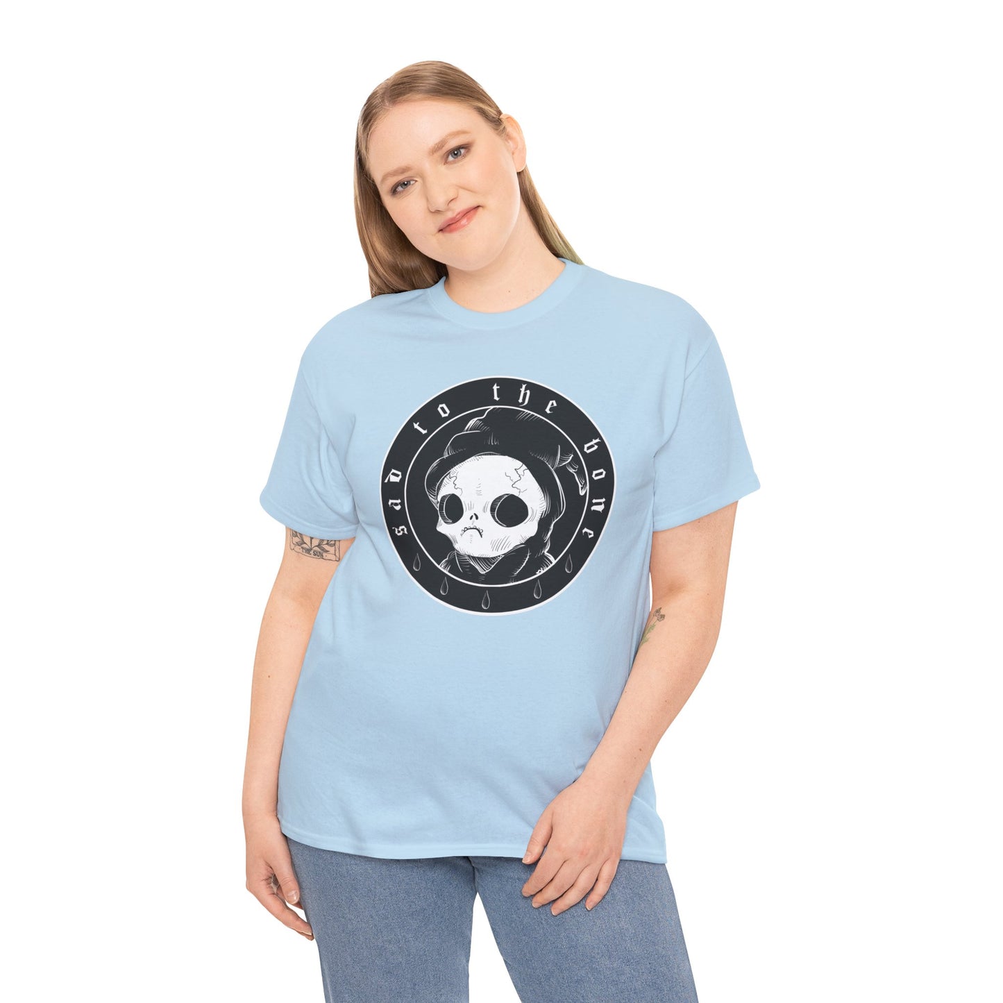 Sad To The Bone Unisex Heavy Cotton Tee