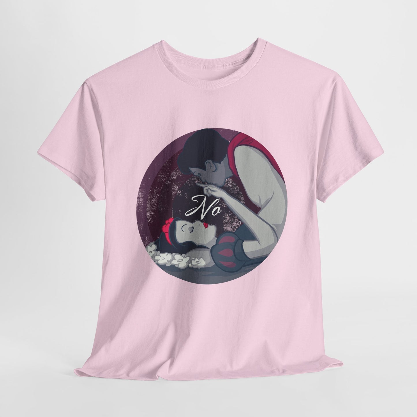 No White Unisex Heavy Cotton Tee