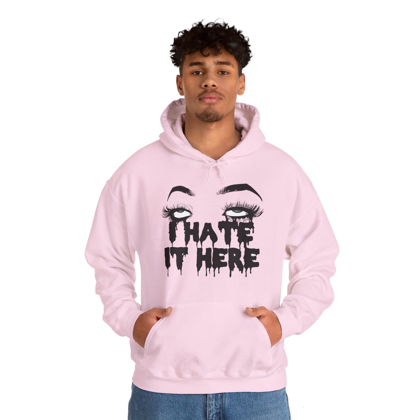 I Hate It Here Unisex Heavy Blend Hooded Sweatshirt