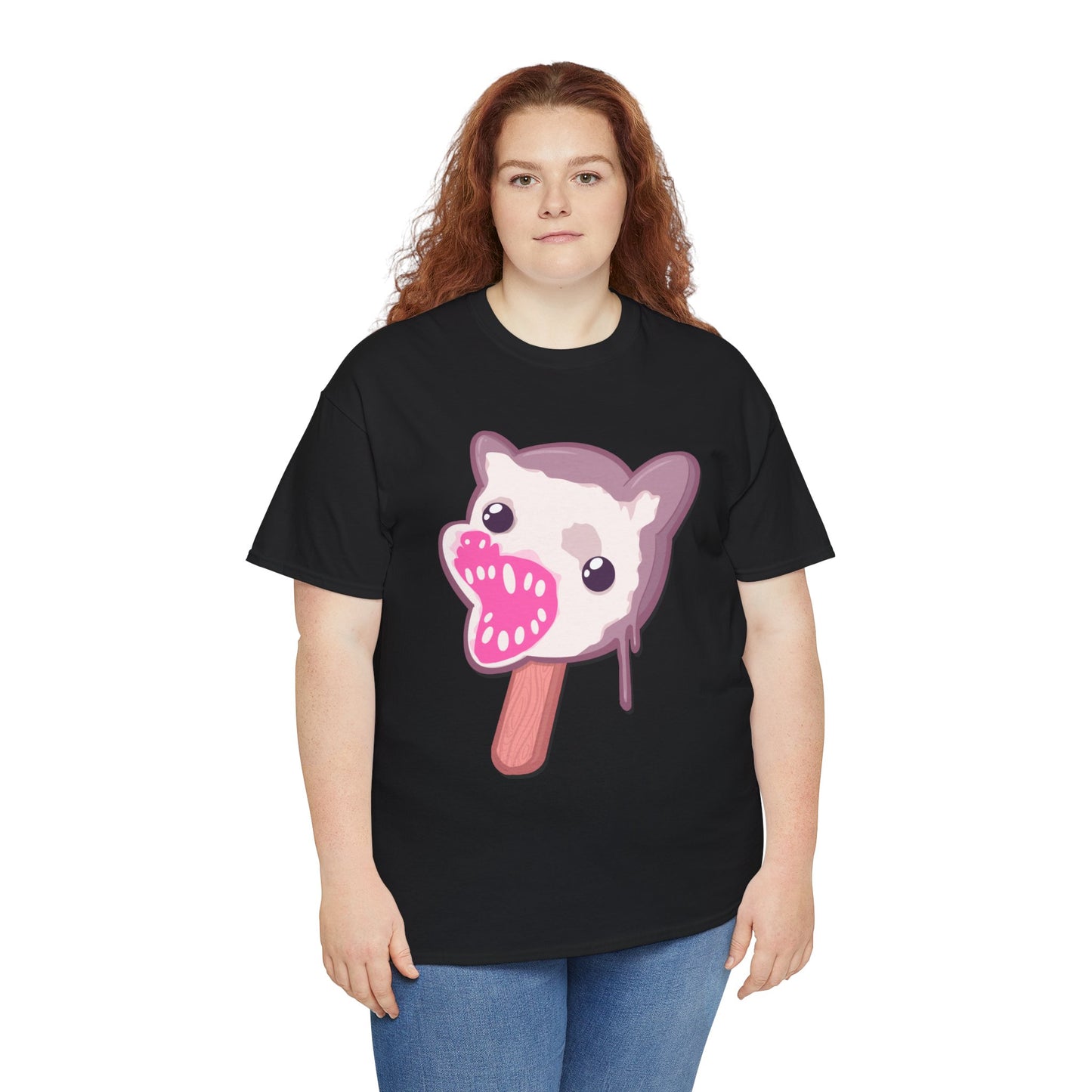 Opossum Popsicle Unisex Heavy Cotton Tee