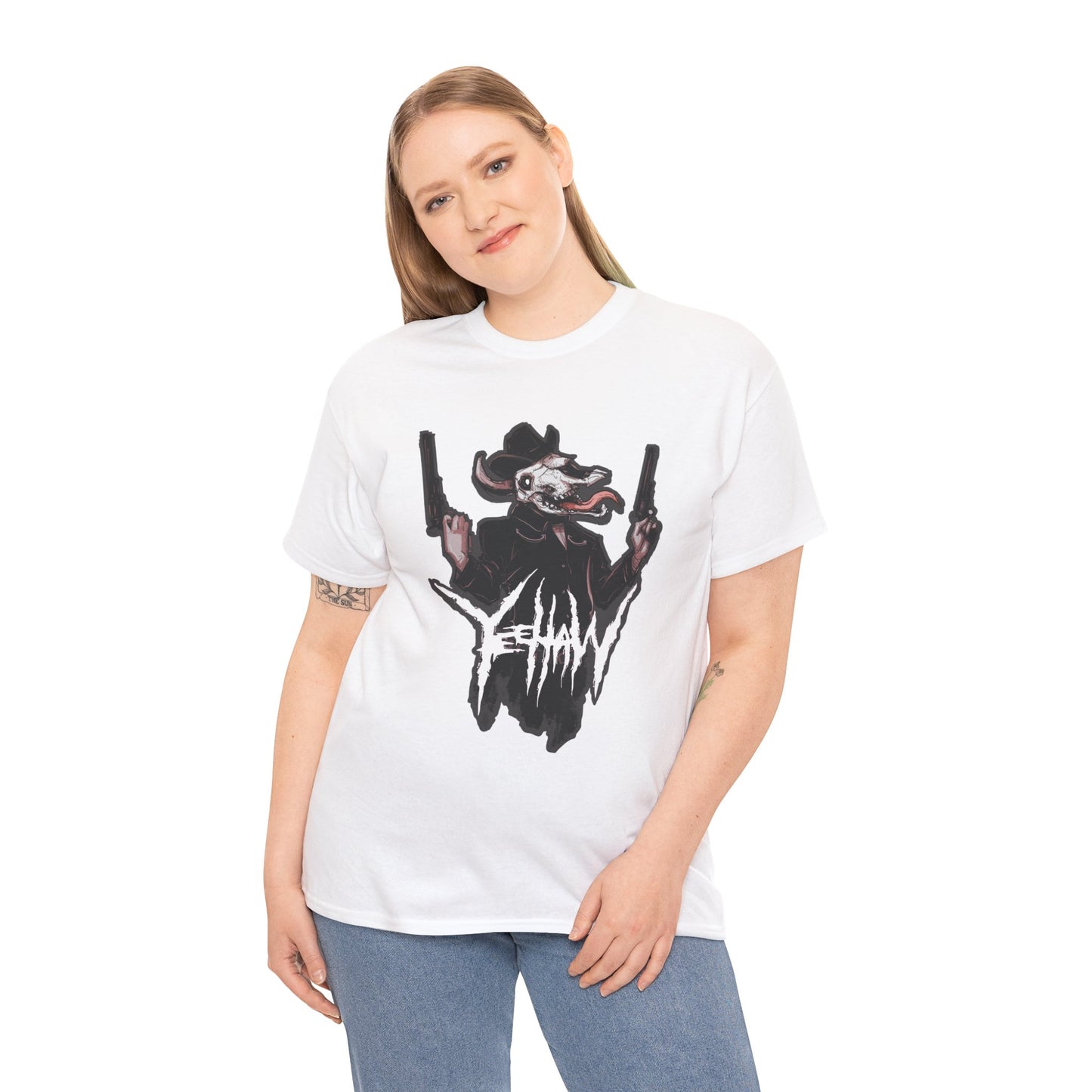 Cowboy Metal Unisex Heavy Cotton Tee