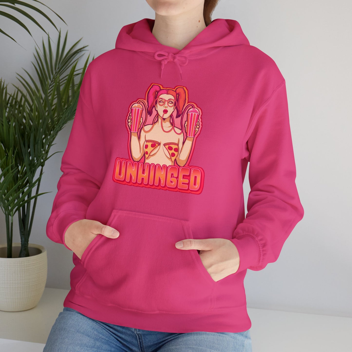 Unhinged Unisex Heavy Blend Hooded Sweatshirt