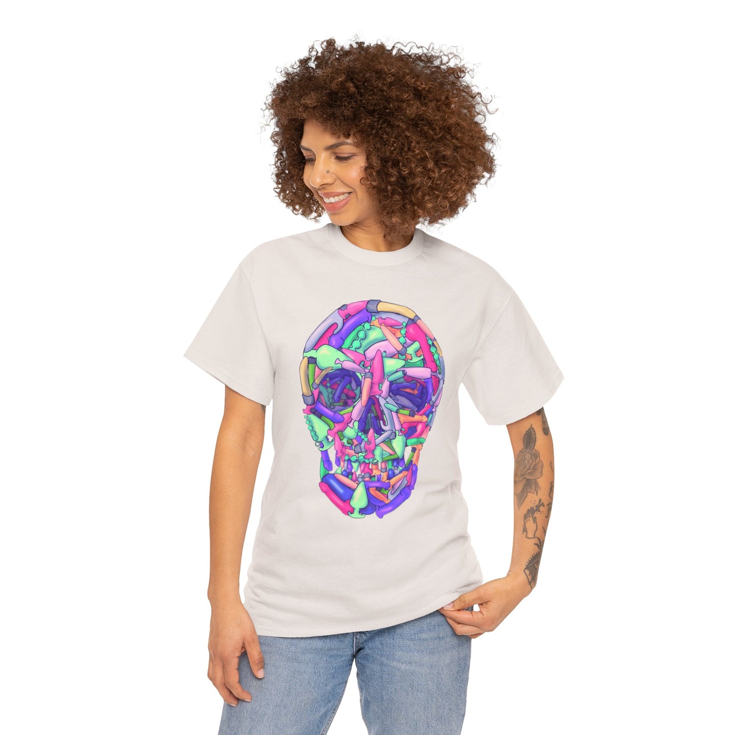 Sex Toy Skull Unisex Heavy Cotton Tee