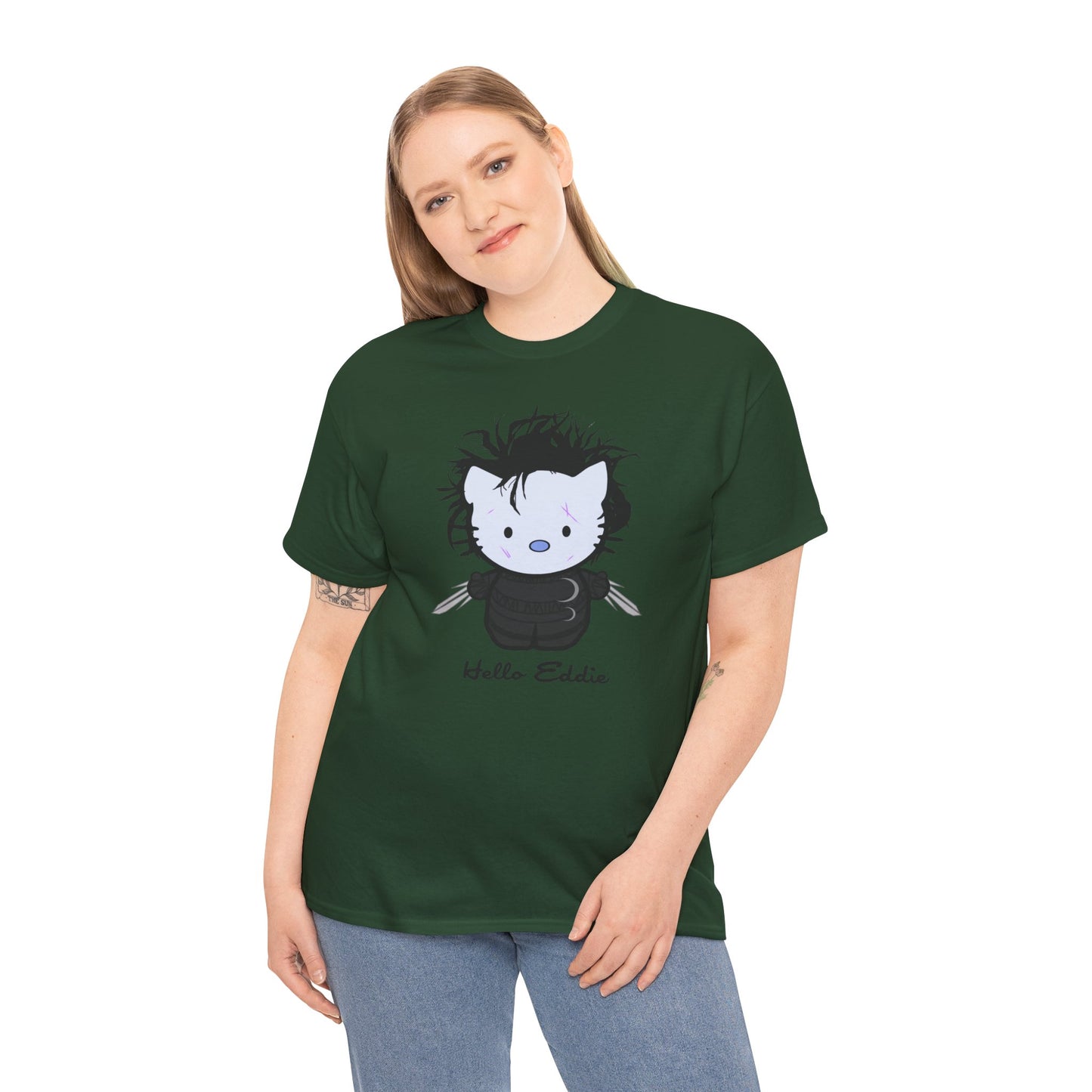 Hello Eddie Unisex Heavy Cotton Patreon Tee
