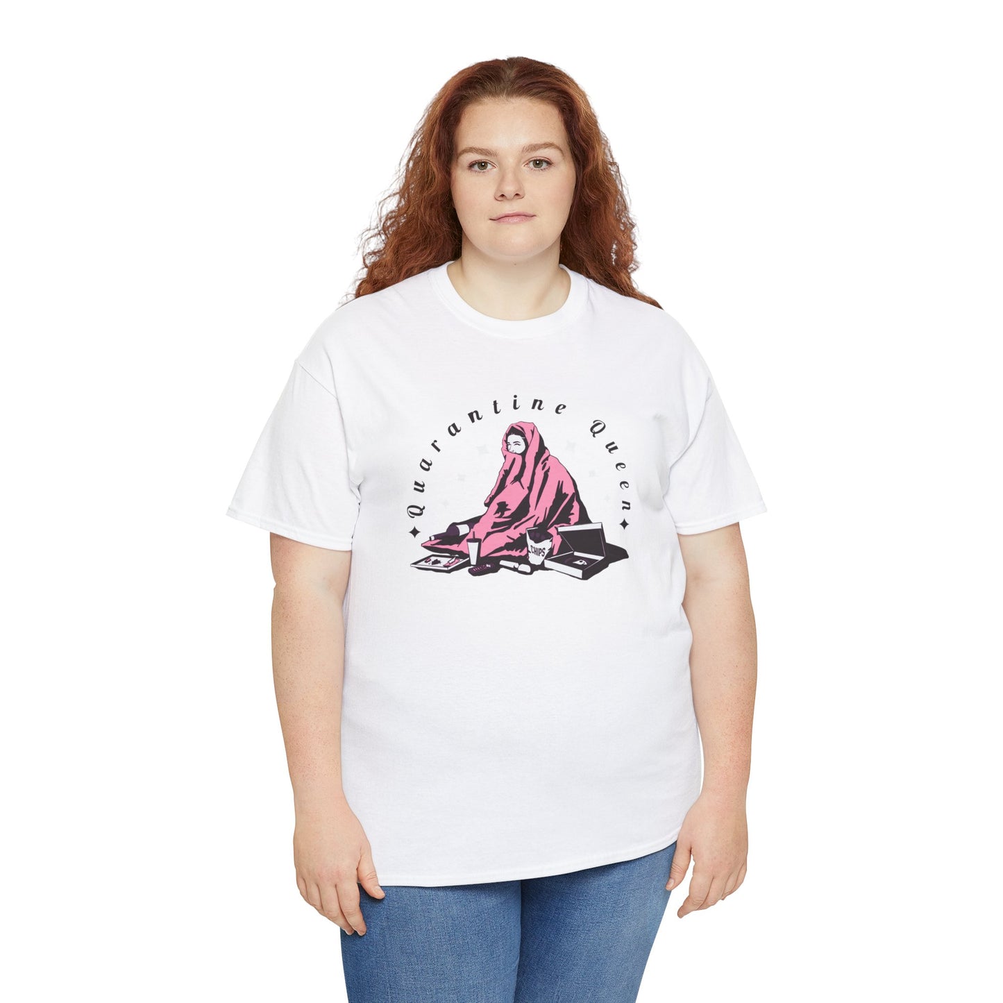 Quarantine Queen Unisex Heavy Cotton Tee
