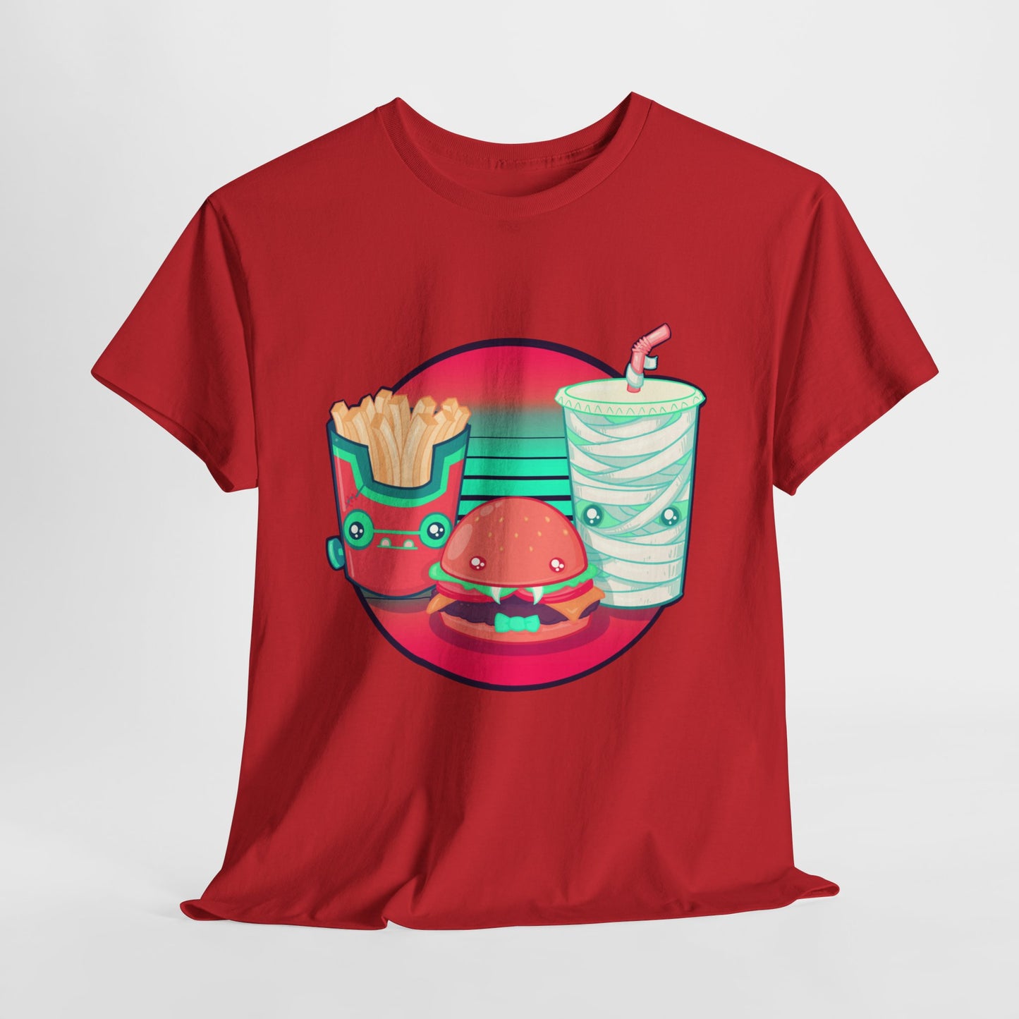 Spooky Fast Food Unisex Heavy Cotton Tee