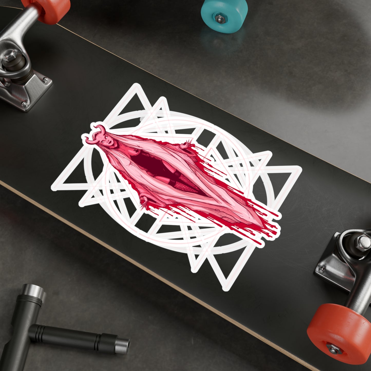 Vagina Mary Kiss-Cut Vinyl Decal