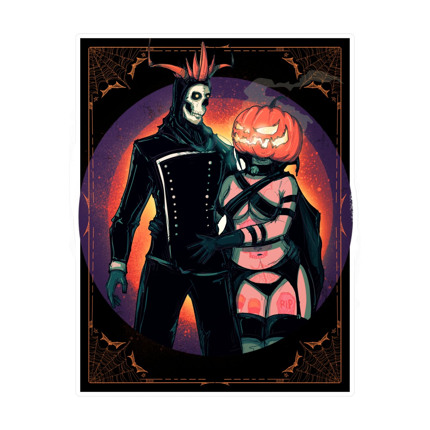 The King & Queen Kiss-Cut Vinyl Decal