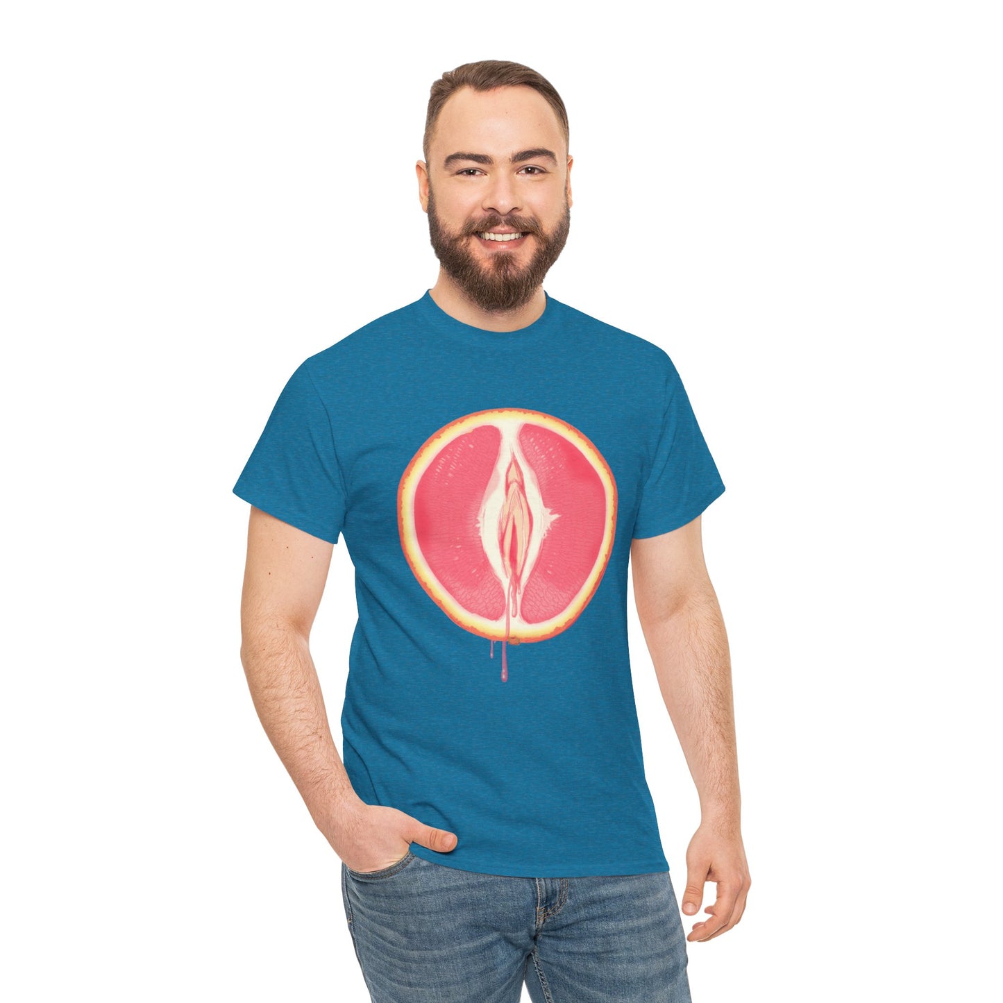 Grapefruit Unisex Heavy Cotton Tee