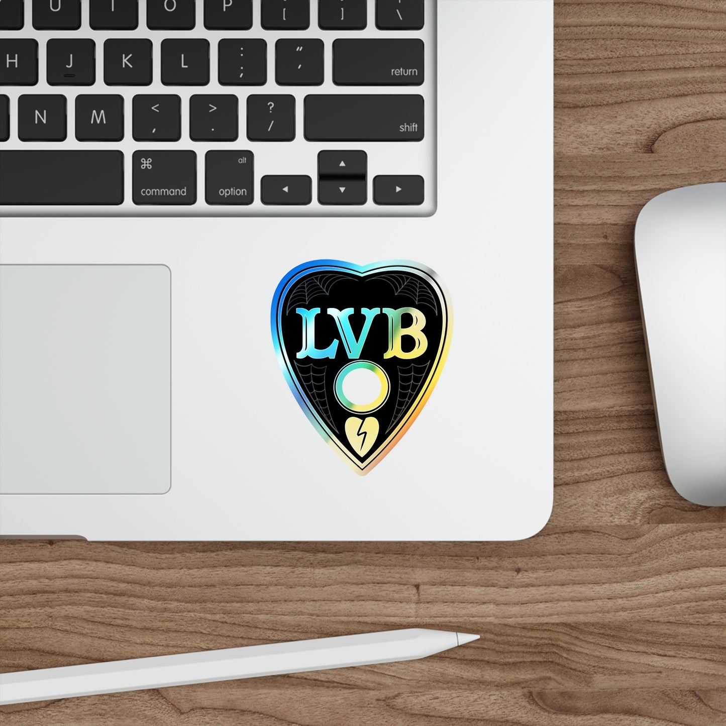 LVB Logo Planchette Holographic Die-cut Stickers