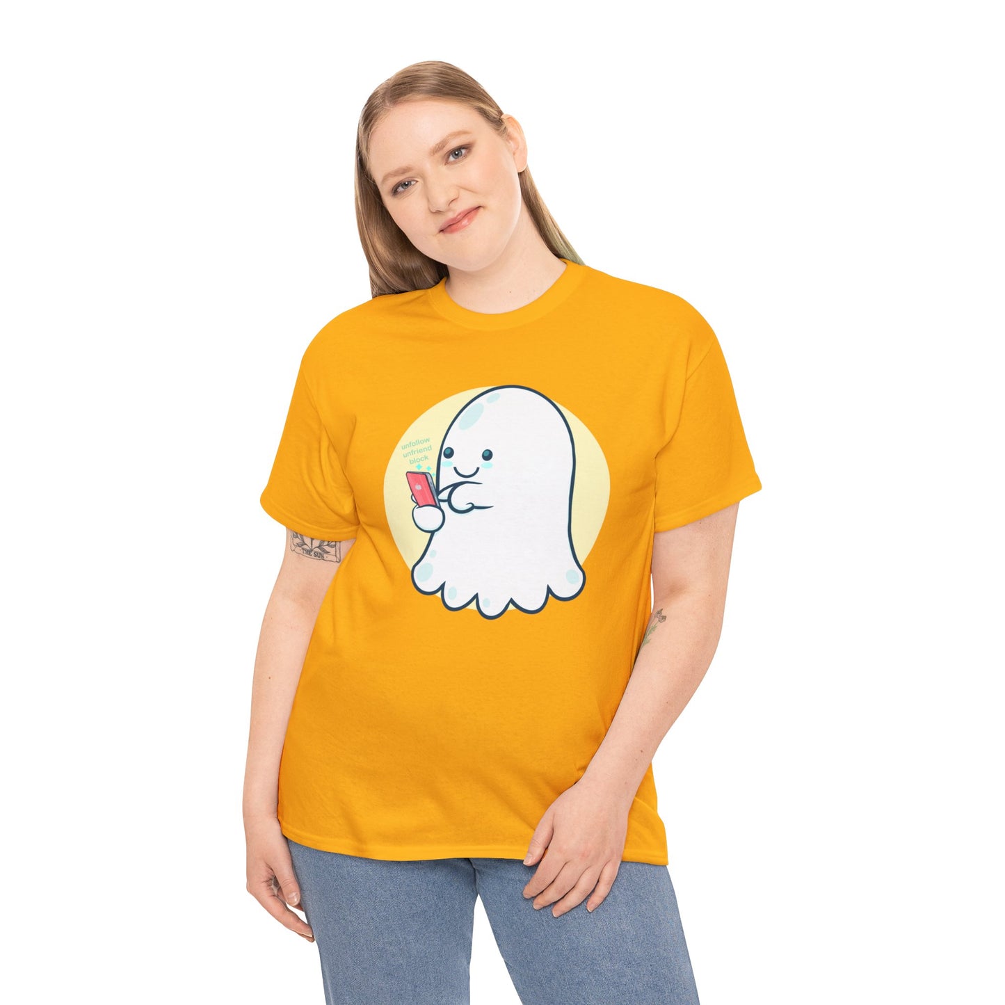 Ghosted Unisex Heavy Cotton Tee