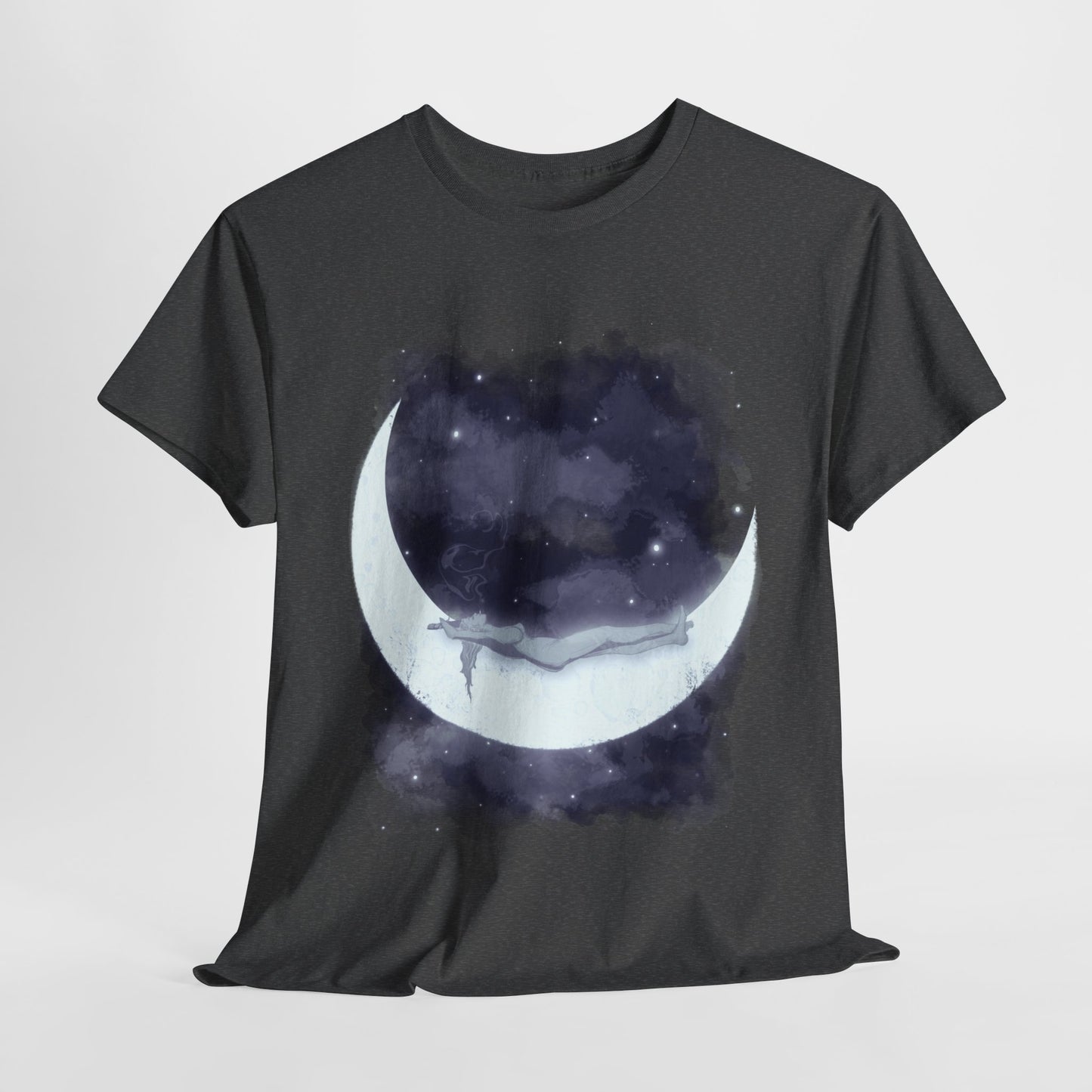 The Girl Who Loved The Moon Unisex Heavy Cotton Tee