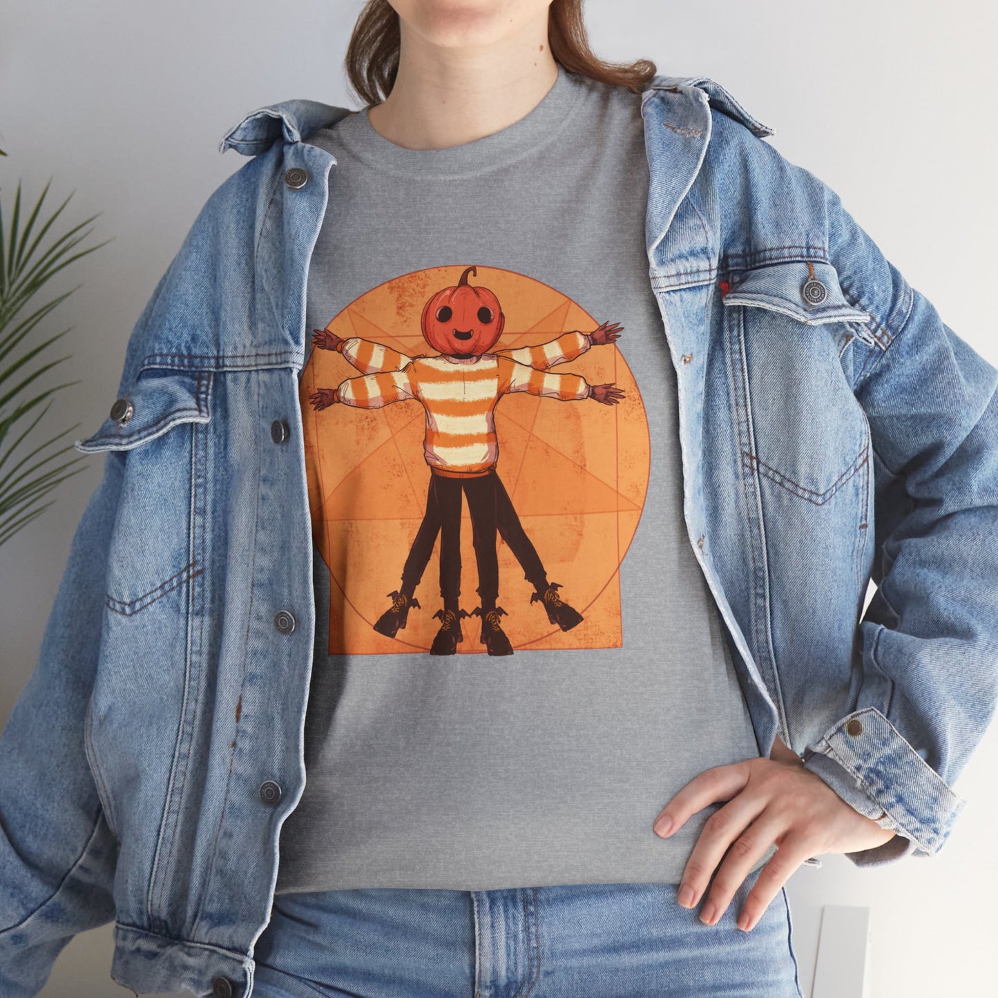 Vitruvian Halloween Unisex Heavy Cotton Tee