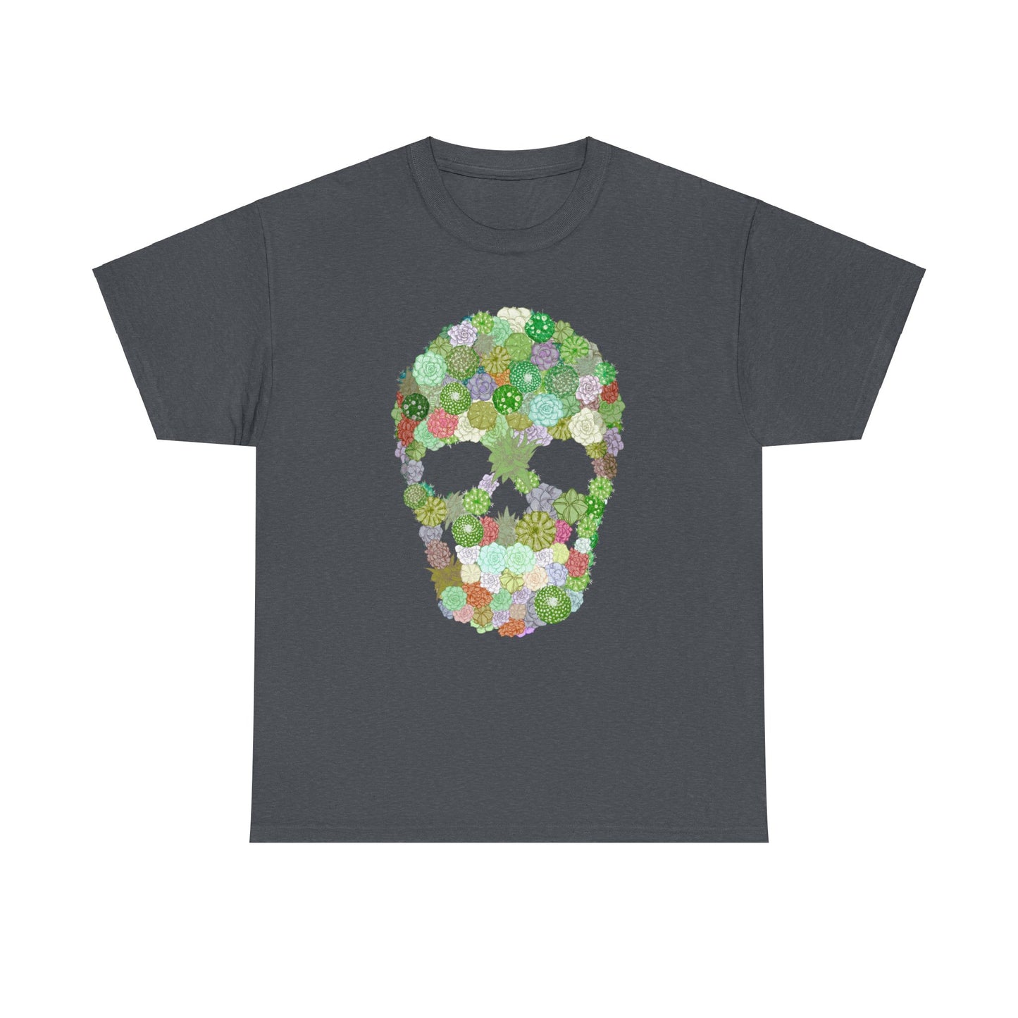 Succulent Skull Unisex Heavy Cotton Tee