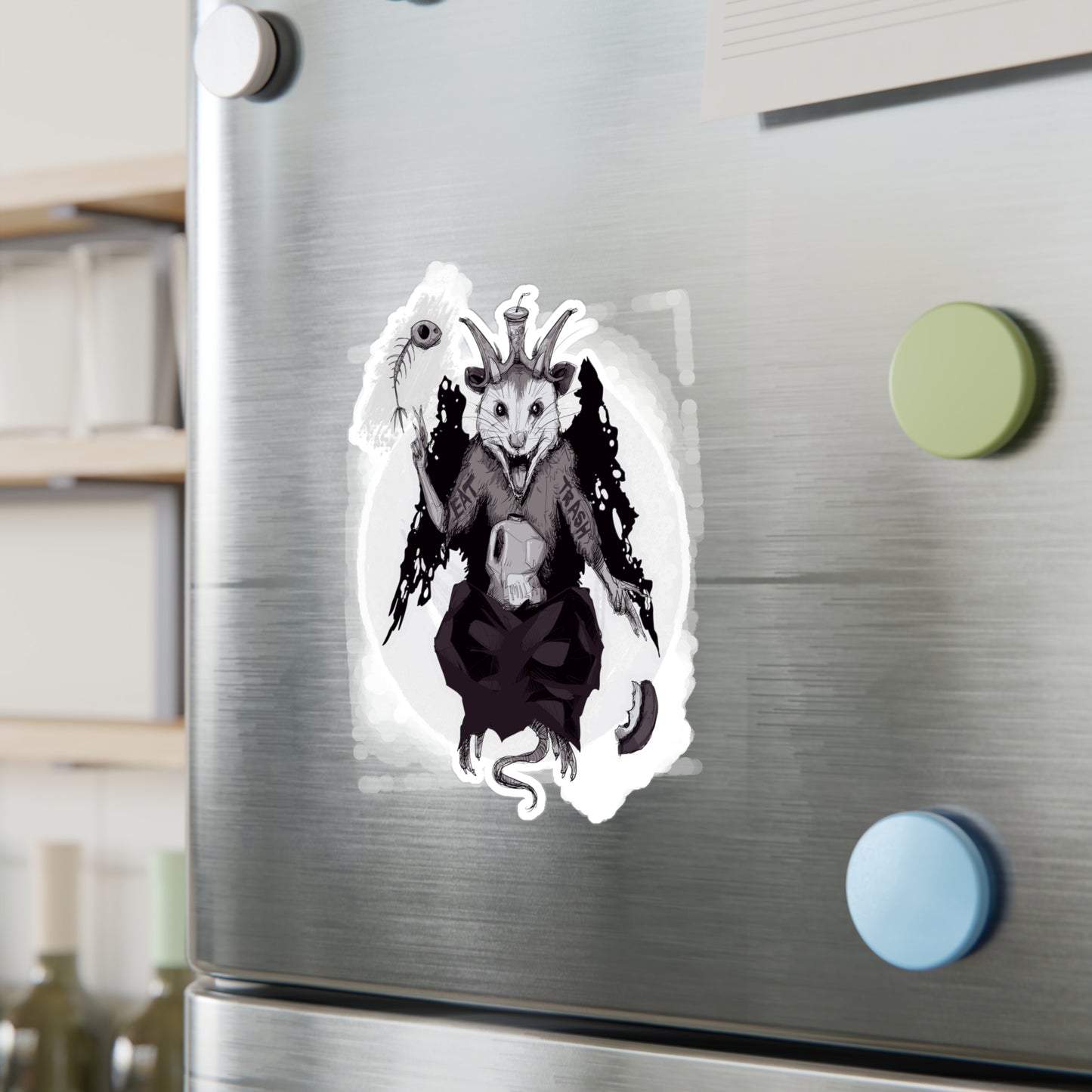 Trashphomet Kiss-Cut Vinyl Decal