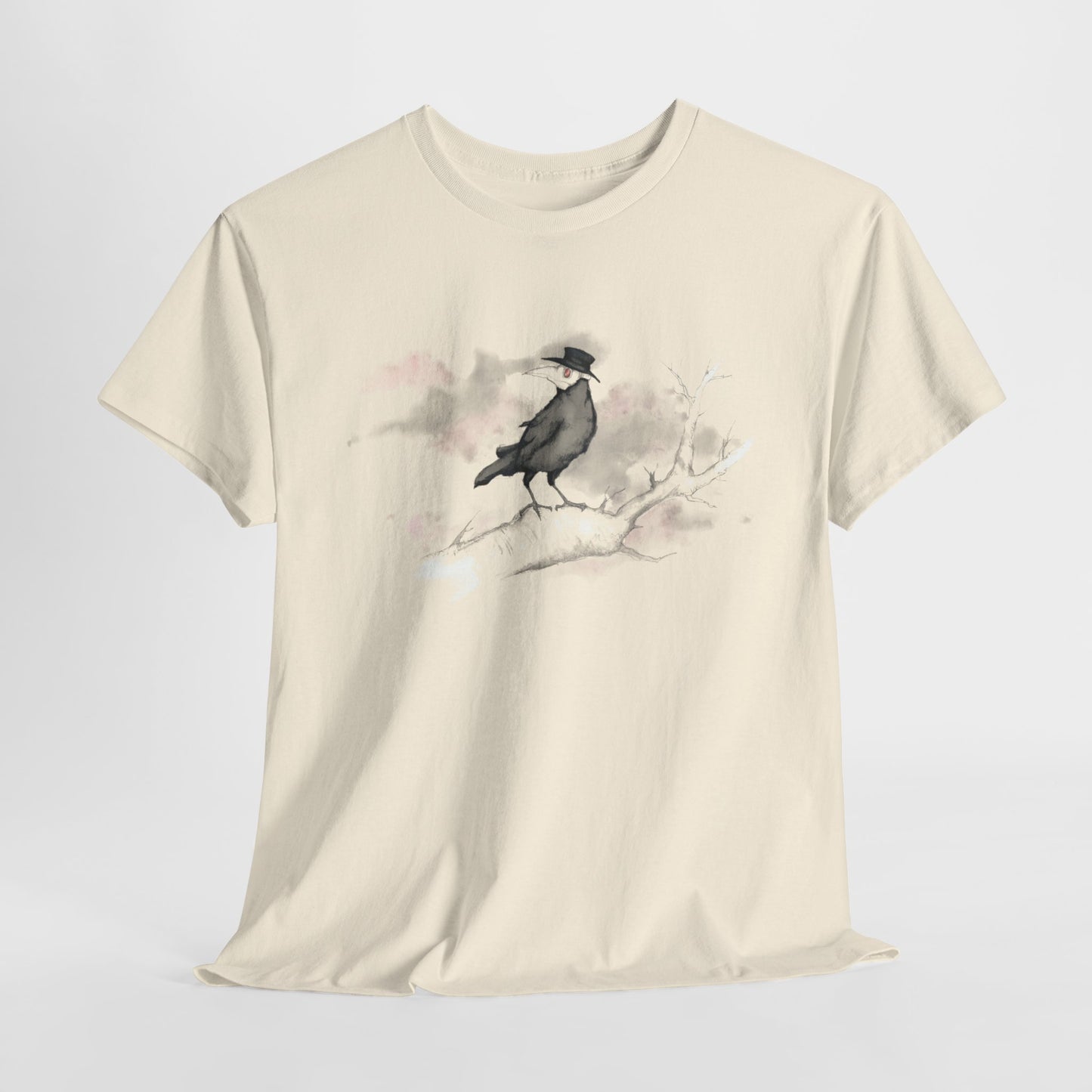 Plague Crow Unisex Heavy Cotton Tee