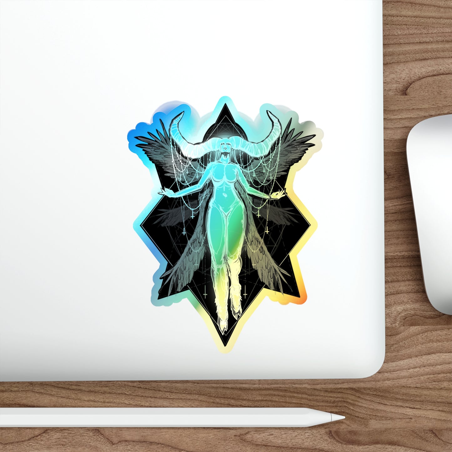 The Deceiver Holographic Die-cut Stickers