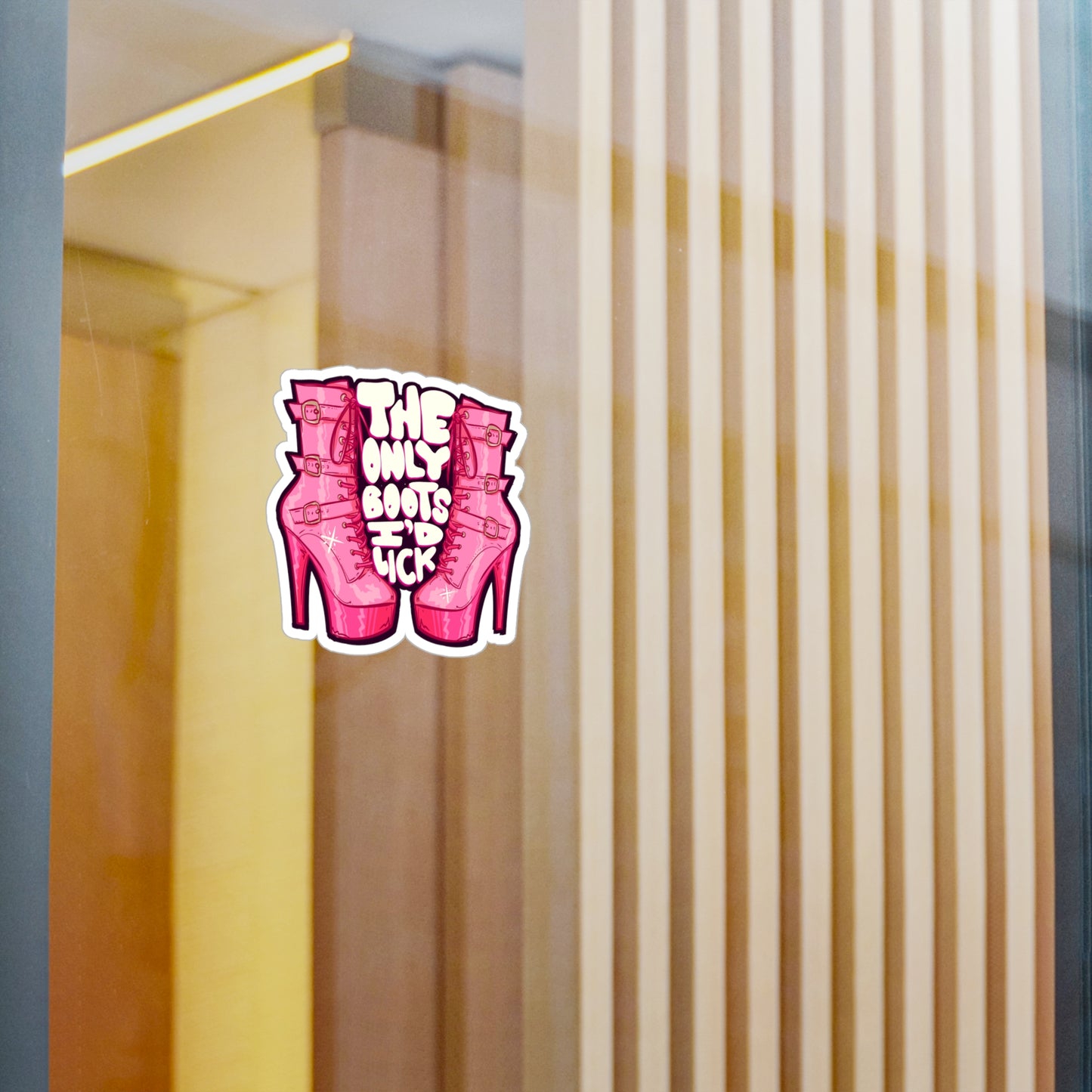 Boot Licker III Kiss-Cut Vinyl Decal