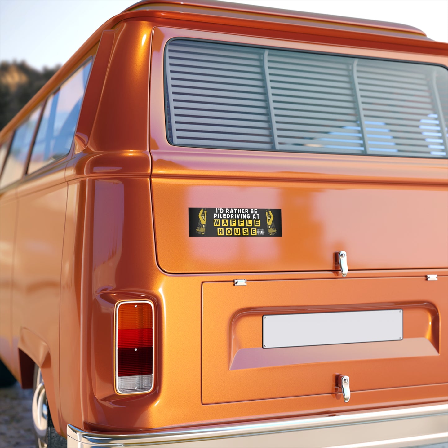 Waffle Driver Bumper Stickers