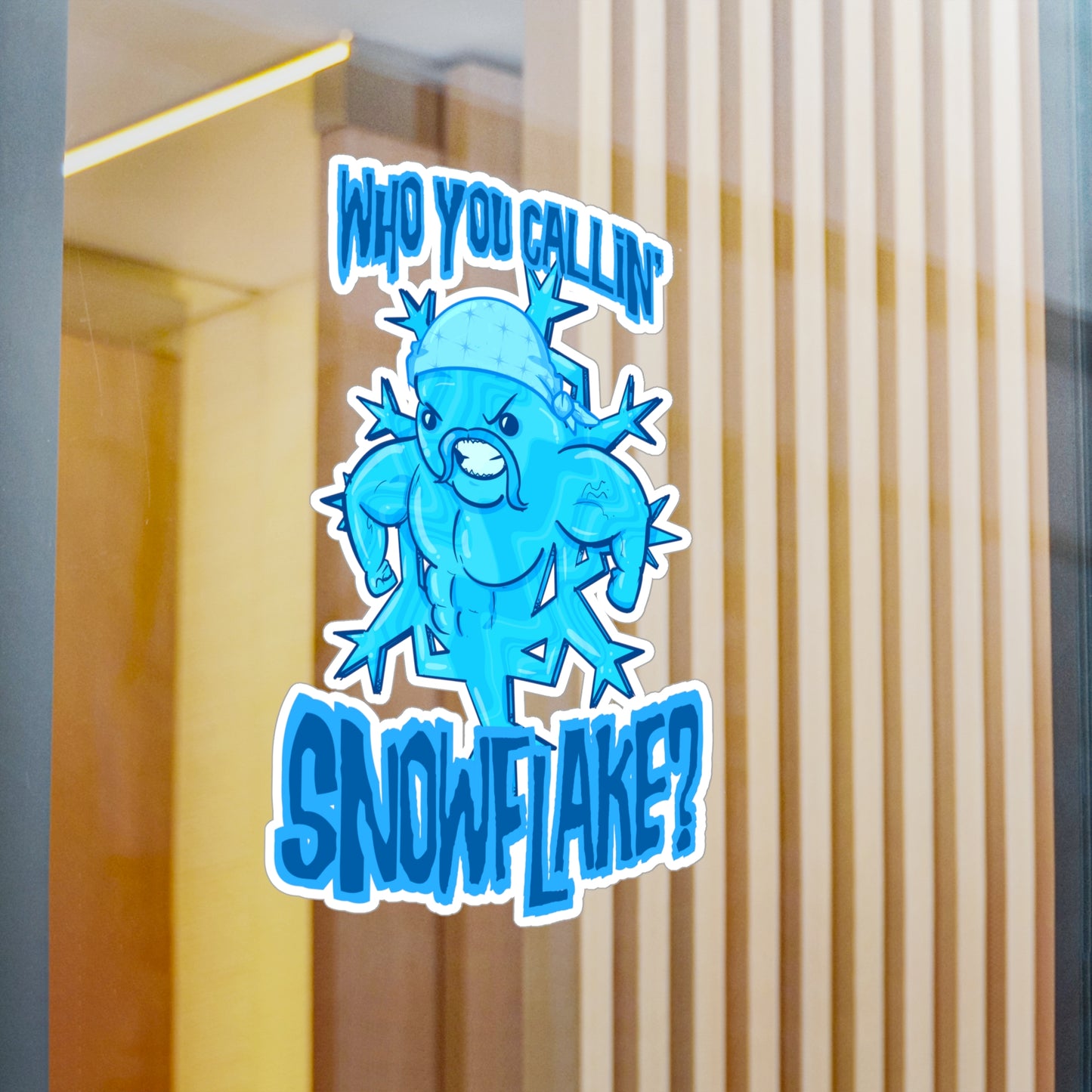 Snowflake Kiss-Cut Vinyl Decal