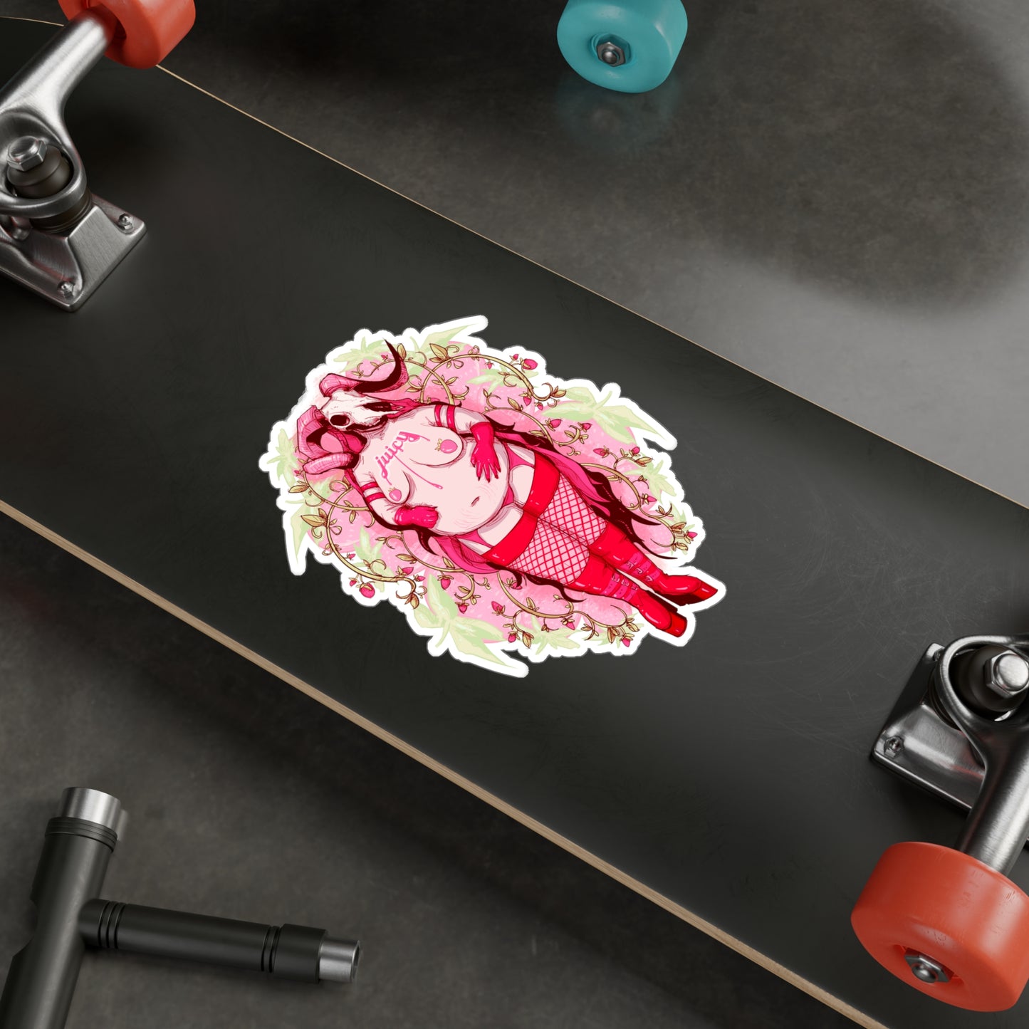 Juicy Kiss-Cut Vinyl Decal