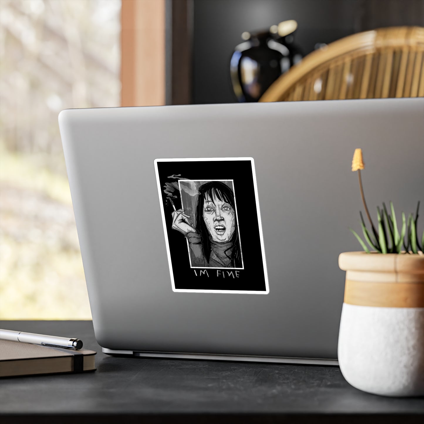 Anxiety Ash Kiss-Cut Vinyl Decal
