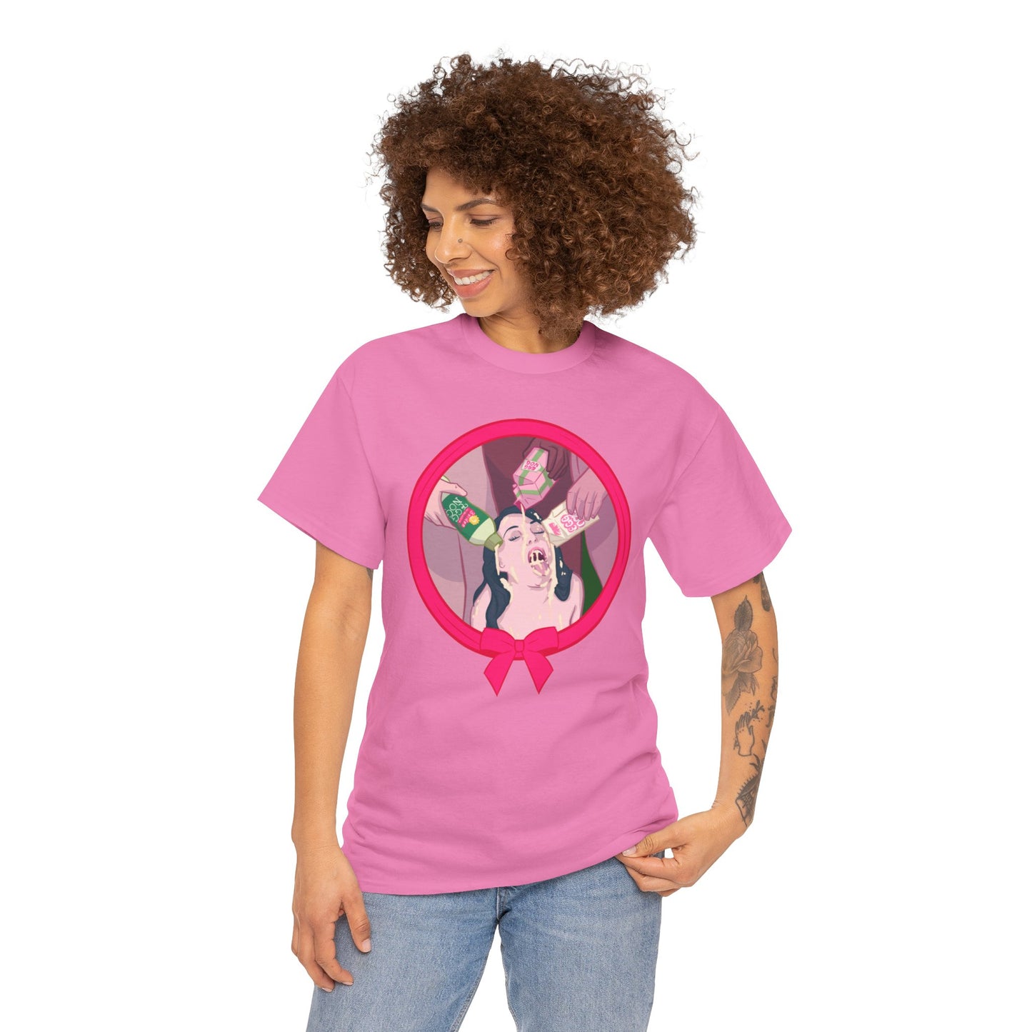 Cum All Ye Facial Unisex Heavy Cotton Tee