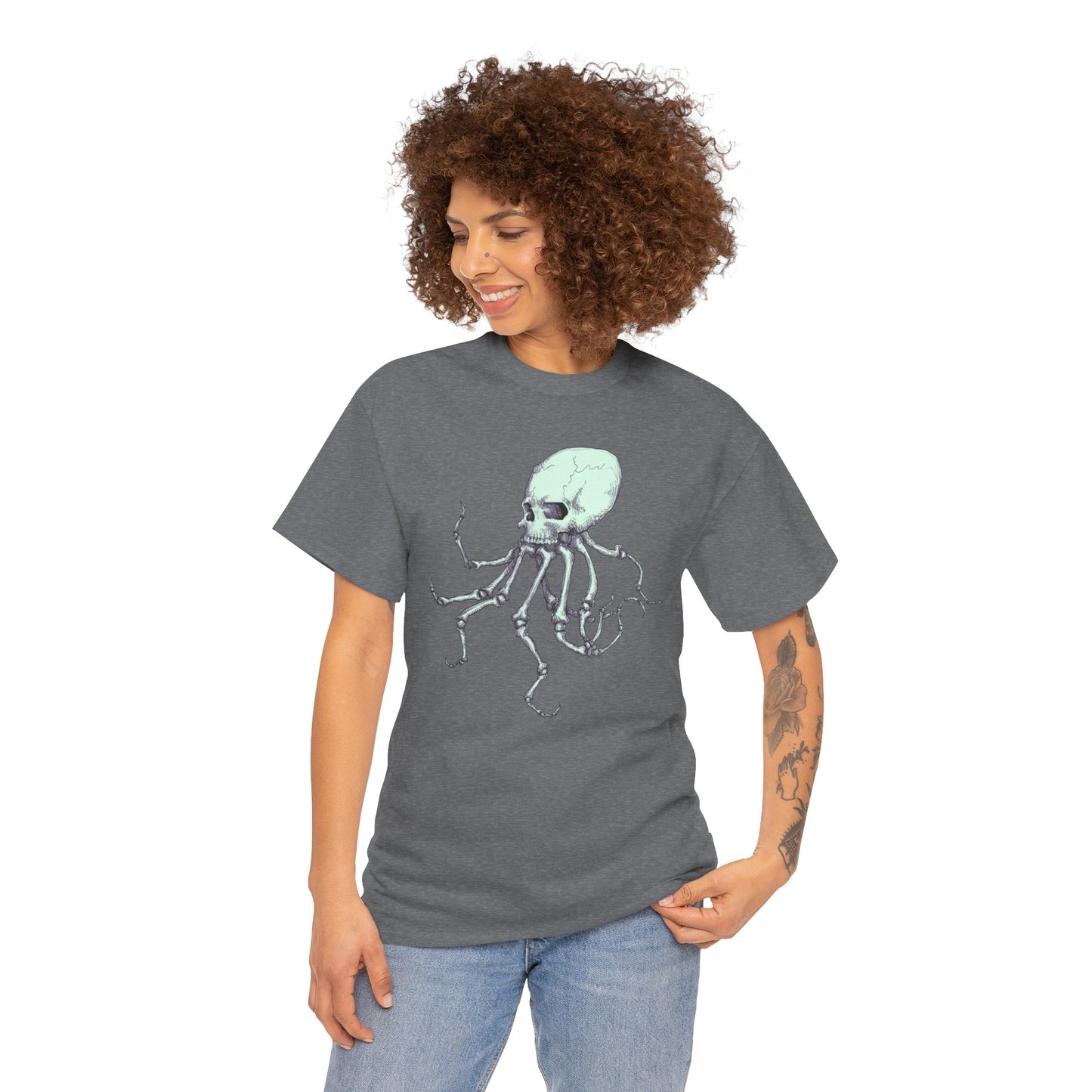 Octoskeleton Unisex Heavy Cotton Tee