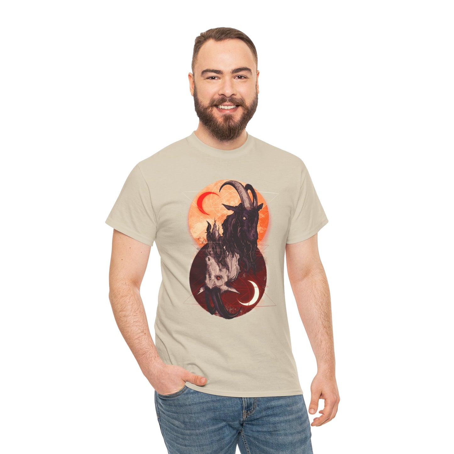 As Above So Below V Unisex Heavy Cotton Tee