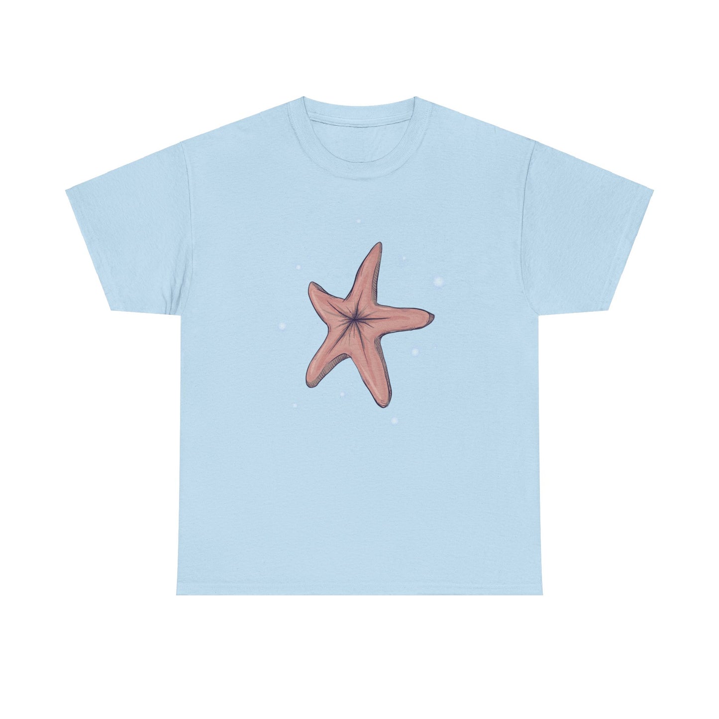 Chocolate Starfish Unisex Heavy Cotton Tee
