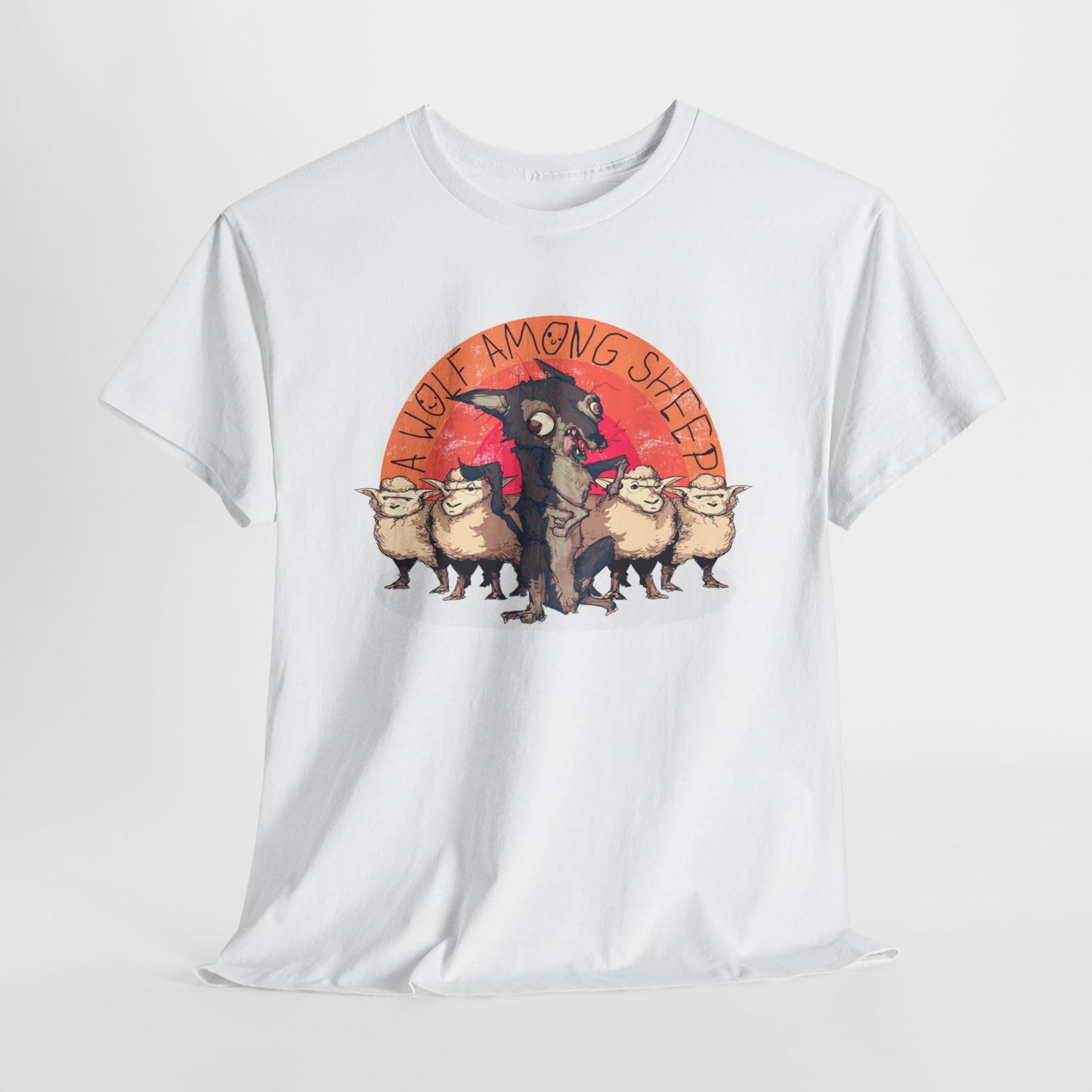 A Wolf Among Sheep Unisex Heavy Cotton Tee