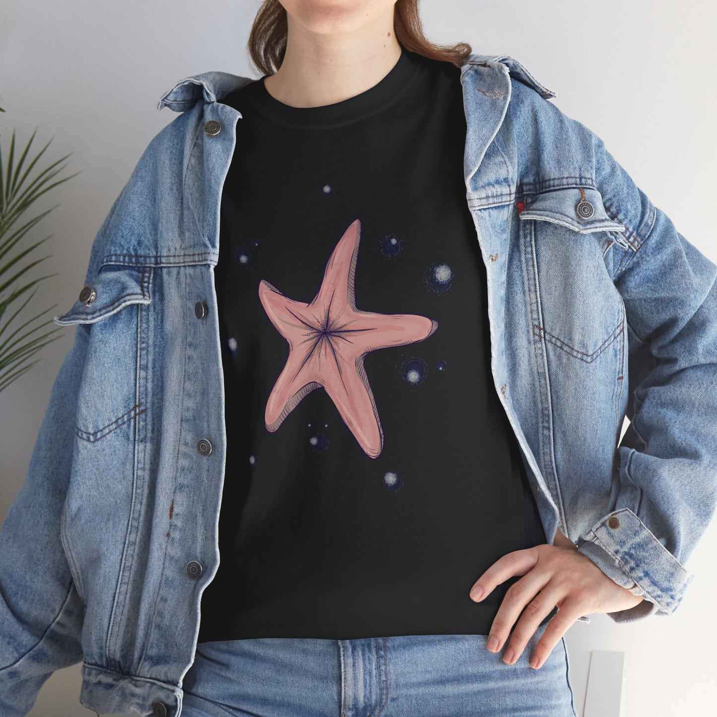 Chocolate Starfish Unisex Heavy Cotton Tee