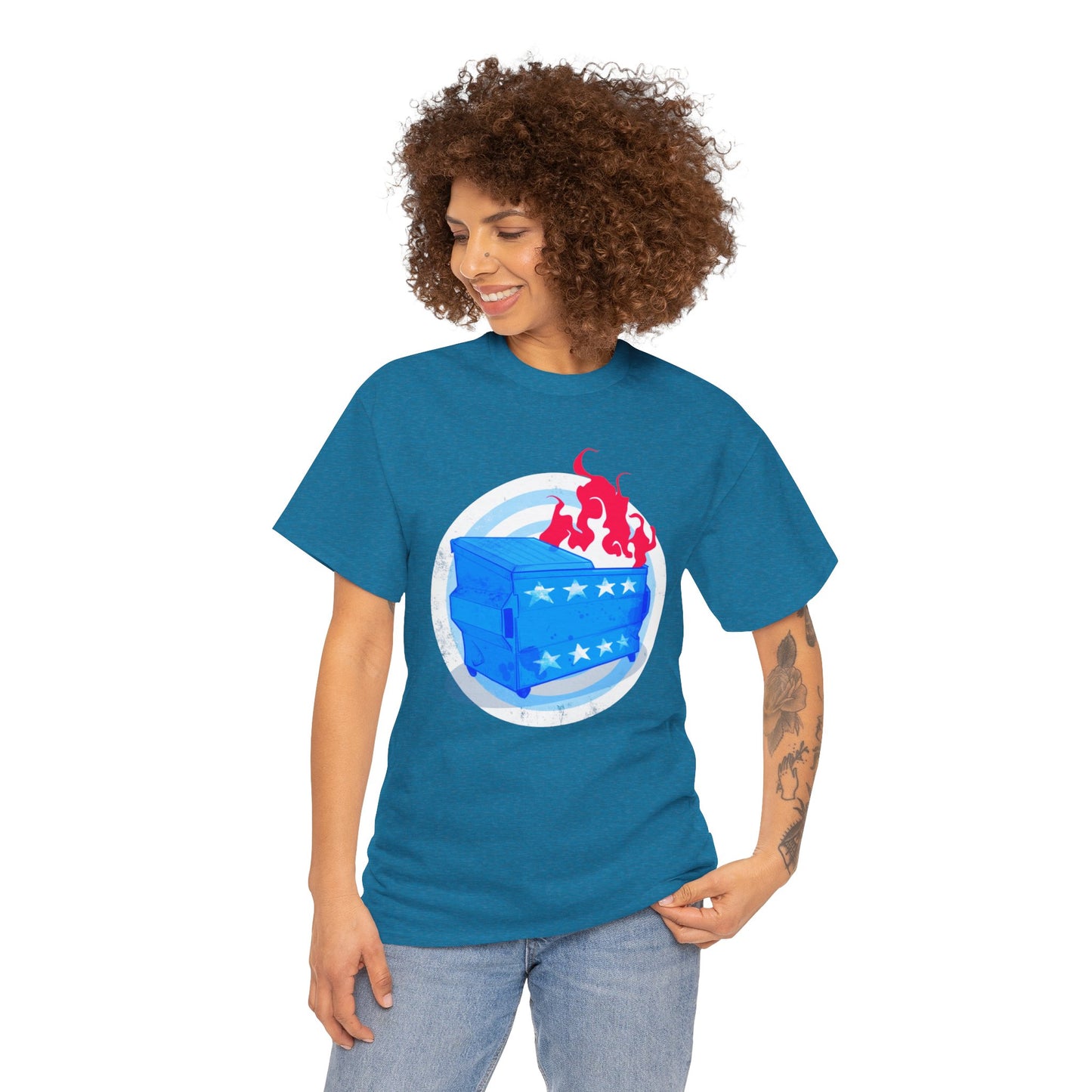American Dumpster Firre Unisex Heavy Cotton Tee