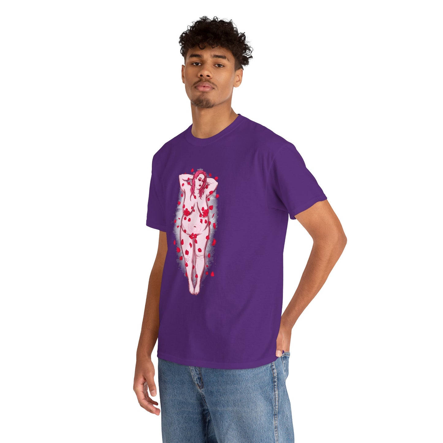 Stretch Heart Unisex Heavy Cotton Tee