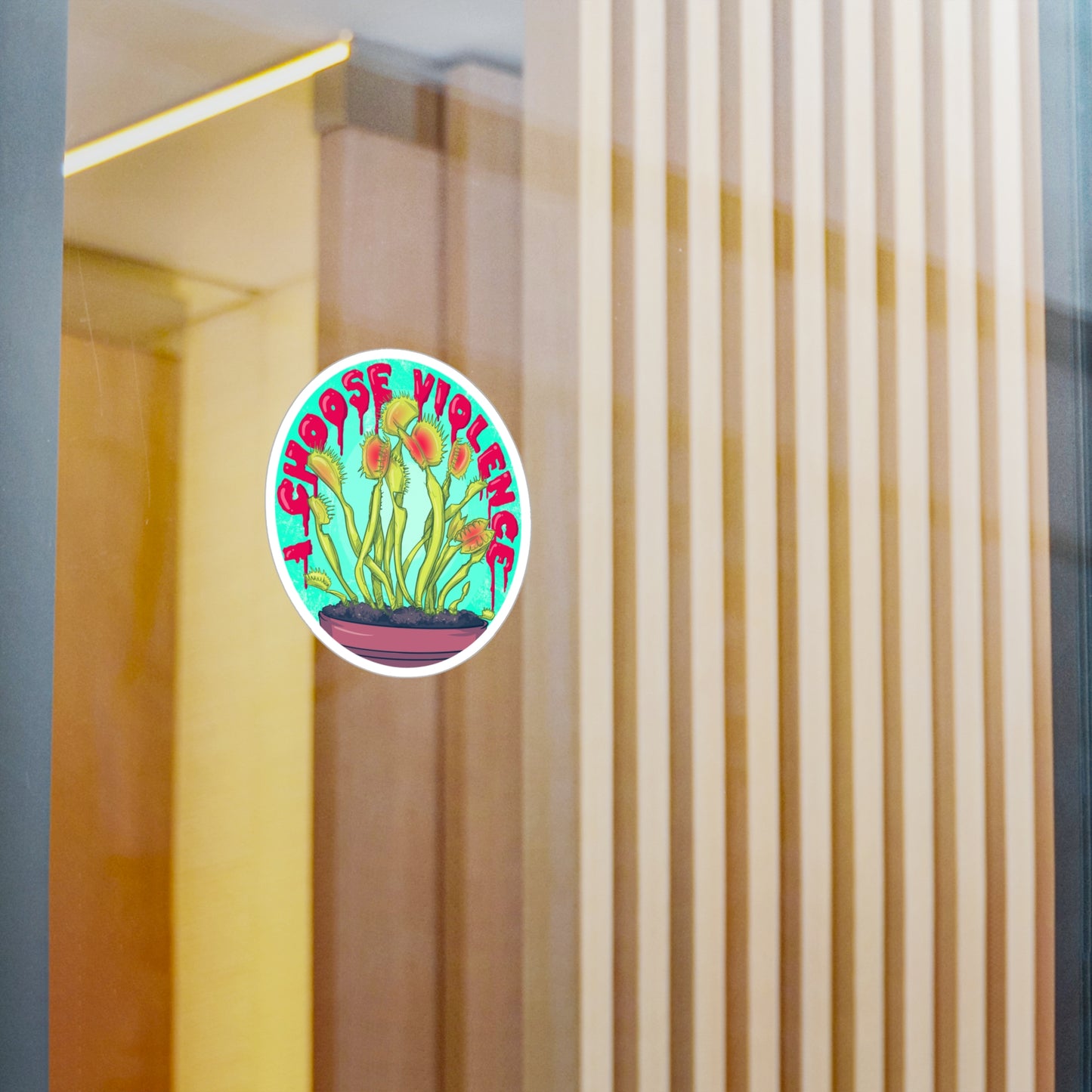 Venus Fly Trap Kiss-Cut Vinyl Decal
