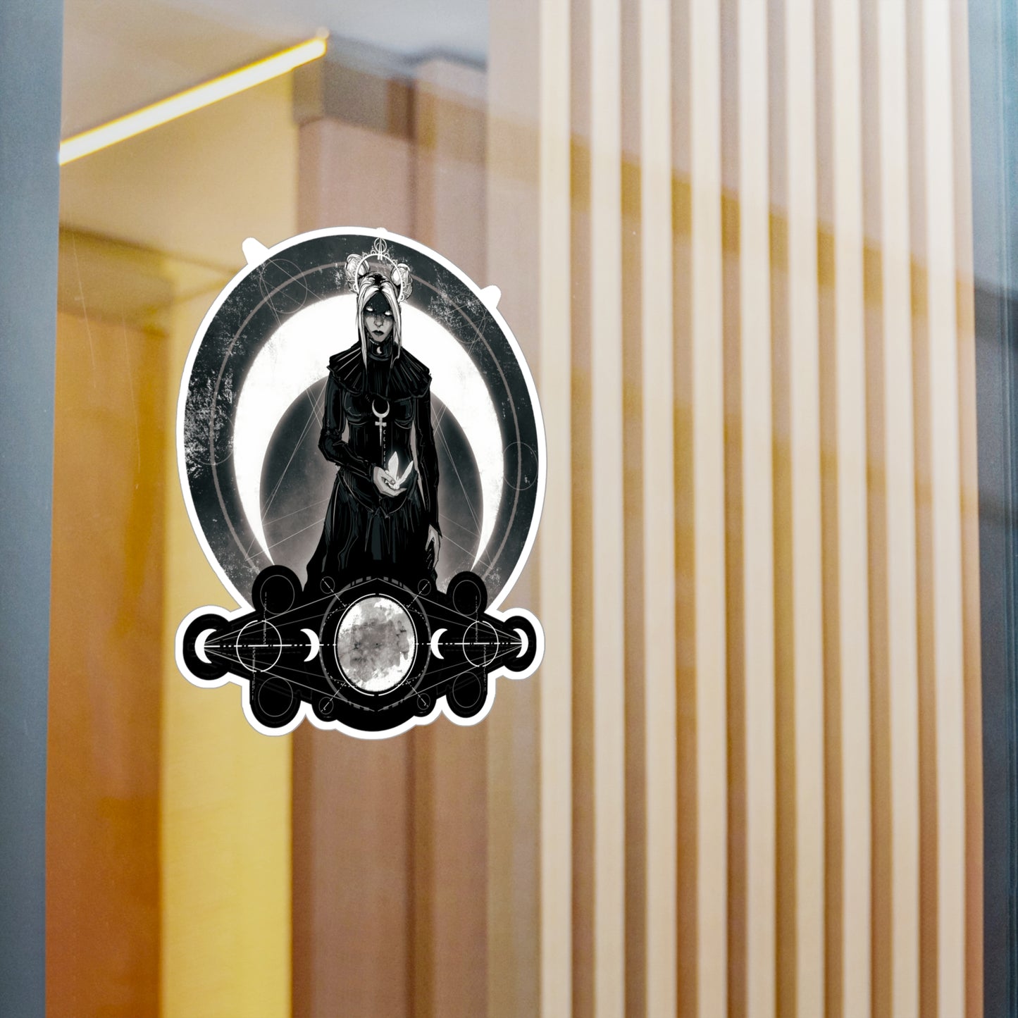 Moon Goddess Kiss-Cut Vinyl Decal