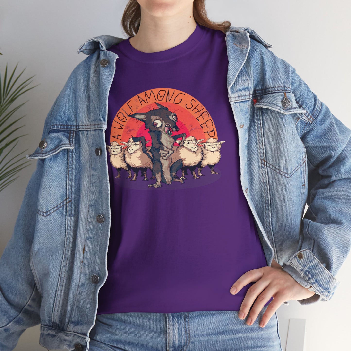 A Wolf Among Sheep Unisex Heavy Cotton Tee