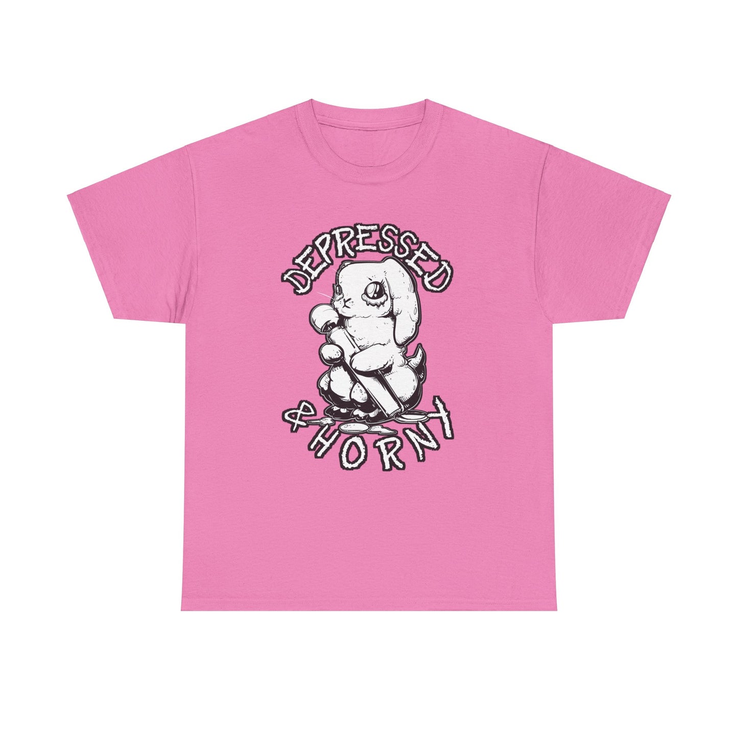 Depressed Bunny Unisex Heavy Cotton Tee