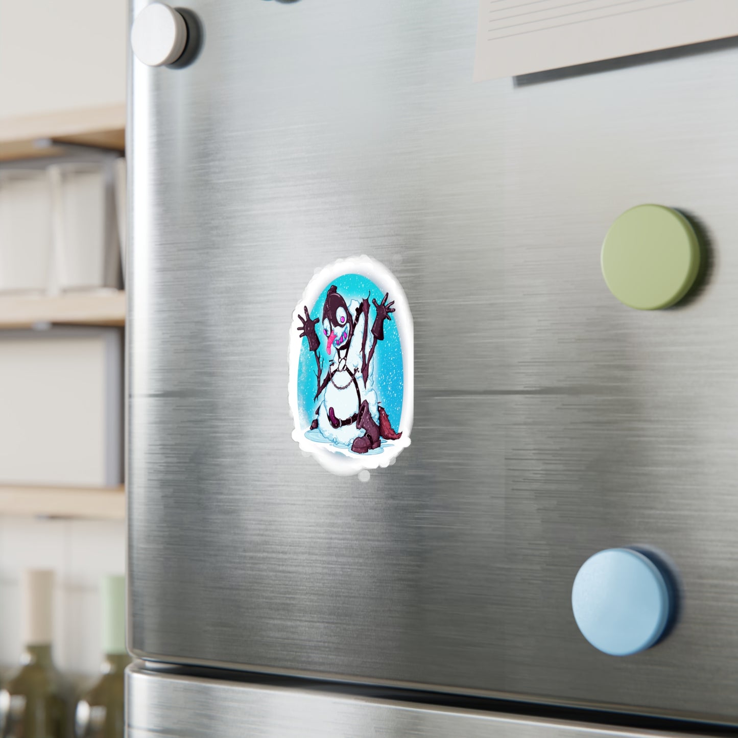 Kinky Snowman Kiss-Cut Vinyl Decal