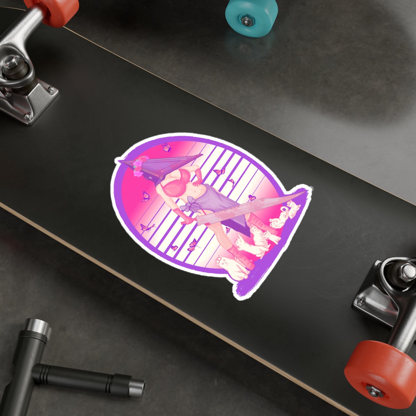 Pyramid Mommy Kiss-Cut Vinyl Decal