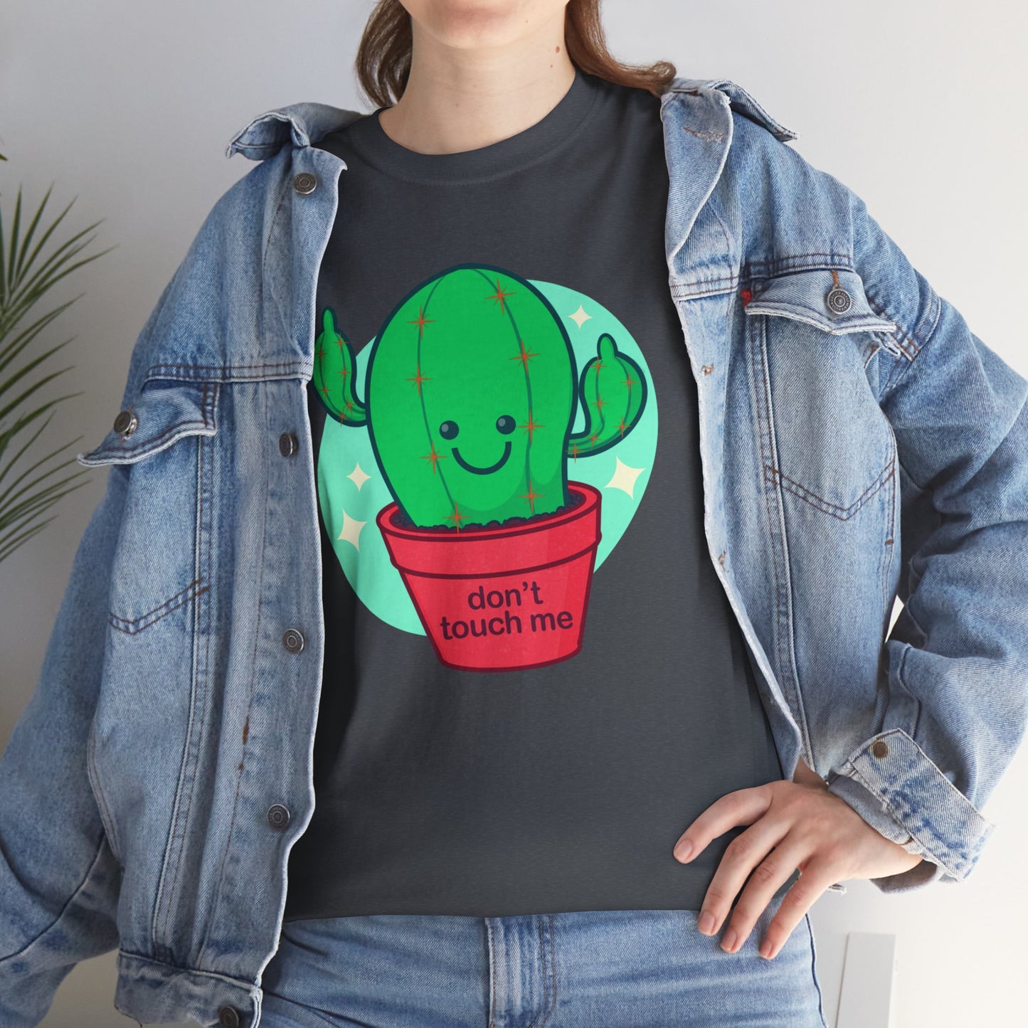 Don't Touch Me Unisex Heavy Cotton Tee