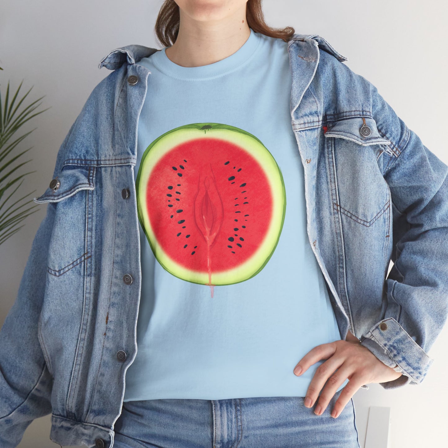 Juicy Watermelon Unisex Heavy Cotton Tee