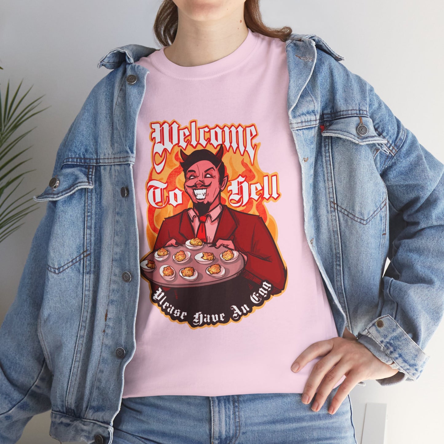 Deviled Eggs Unisex Heavy Cotton Tee