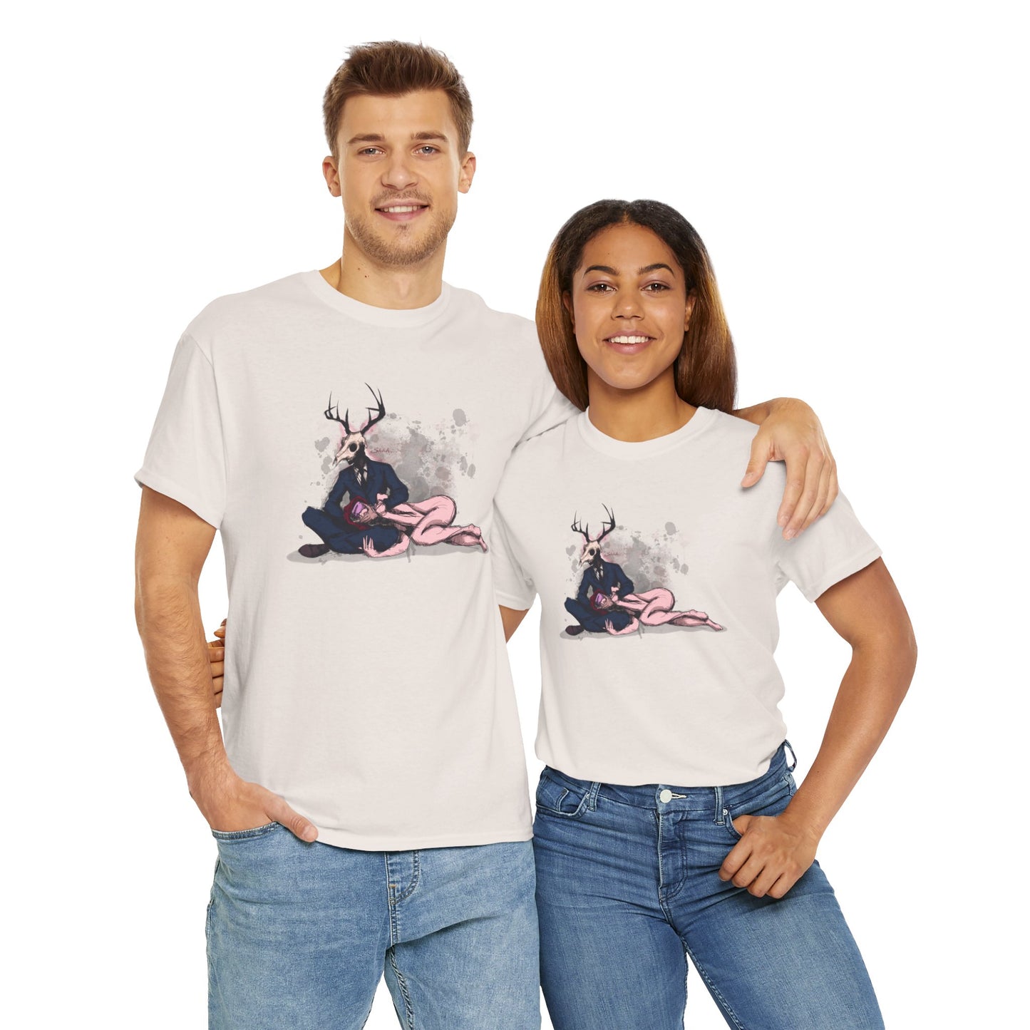 Deer Daddy Series 1: Shh Unisex Heavy Cotton Tee