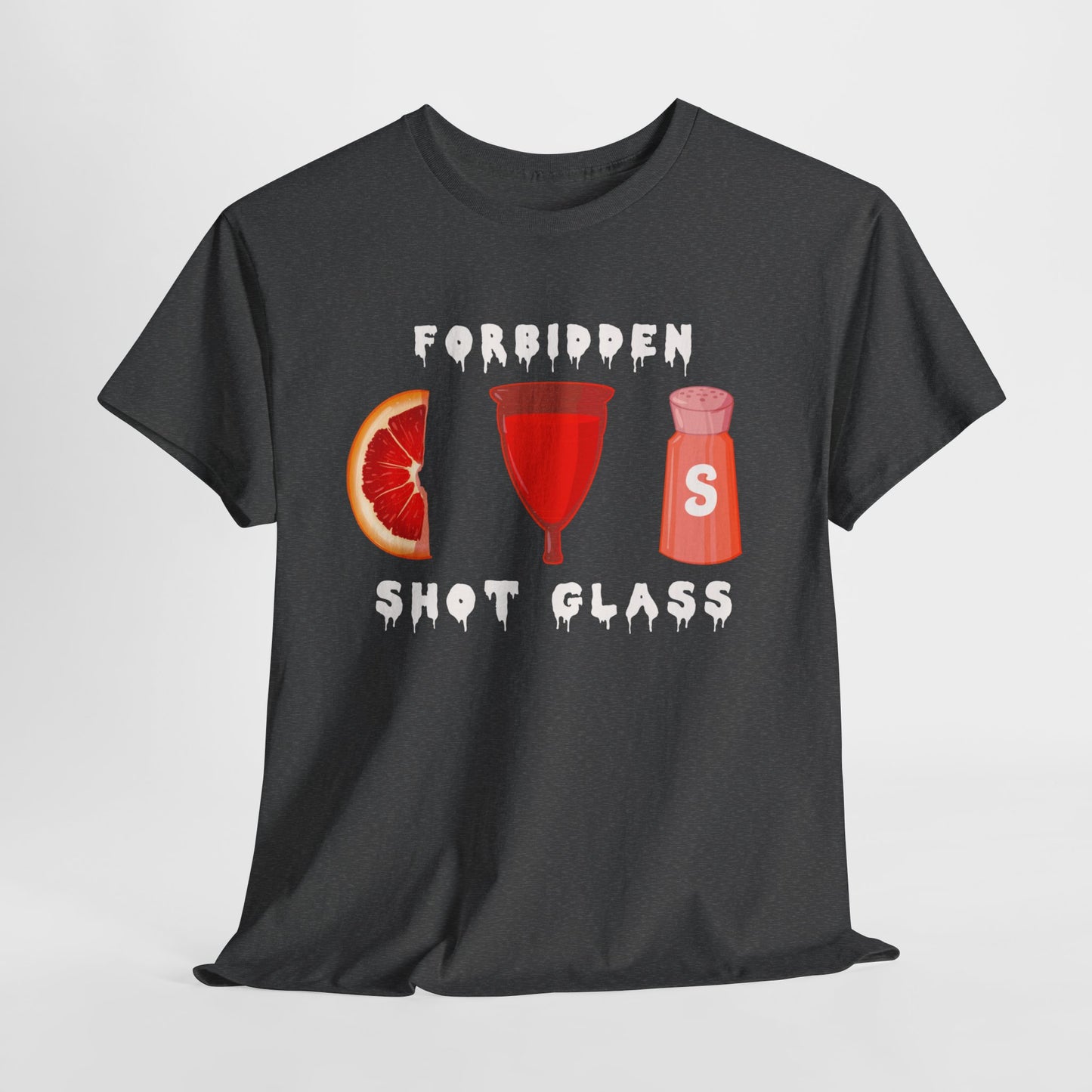 Forbidden Shot Glass Unisex Heavy Cotton Tee