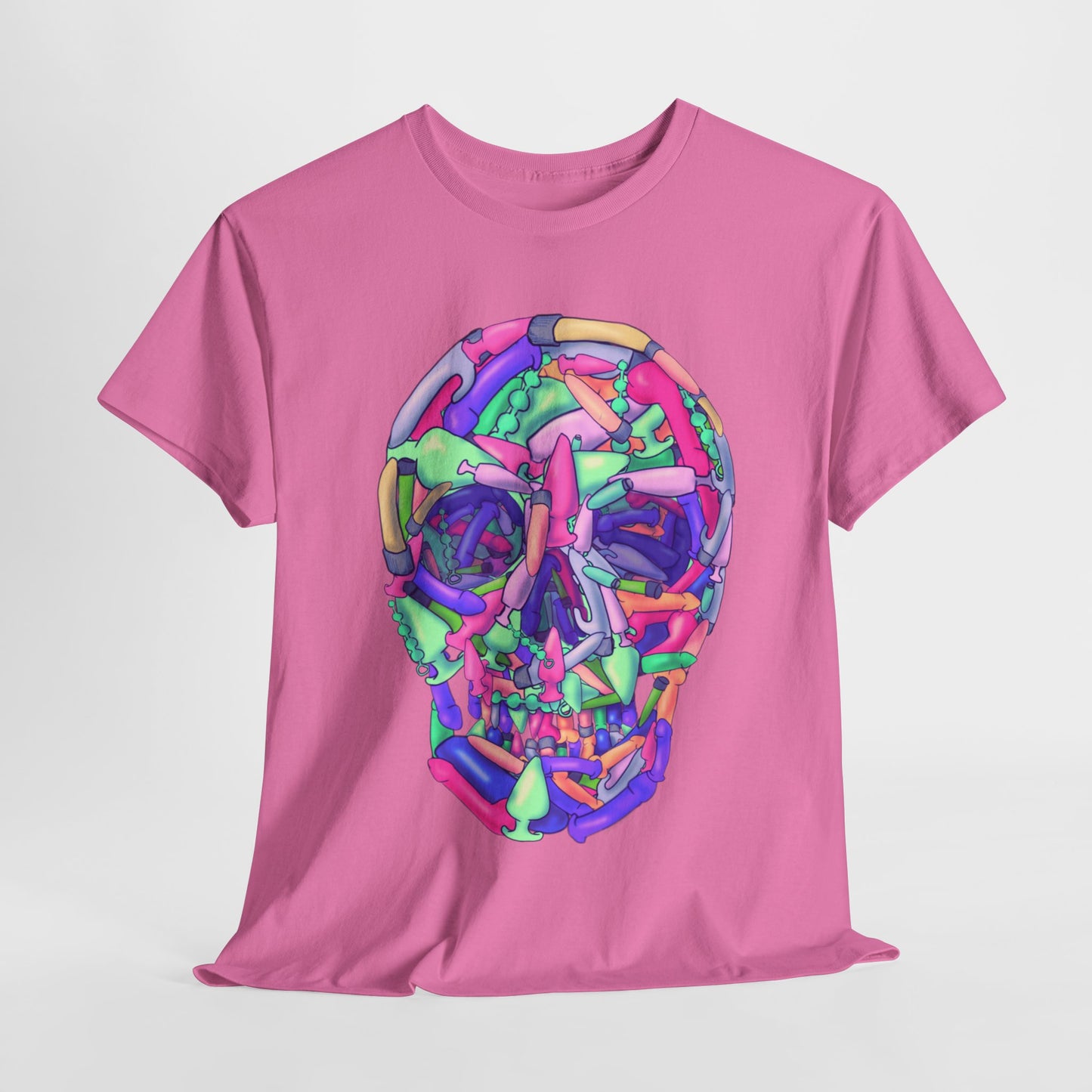 Sex Toy Skull Unisex Heavy Cotton Tee
